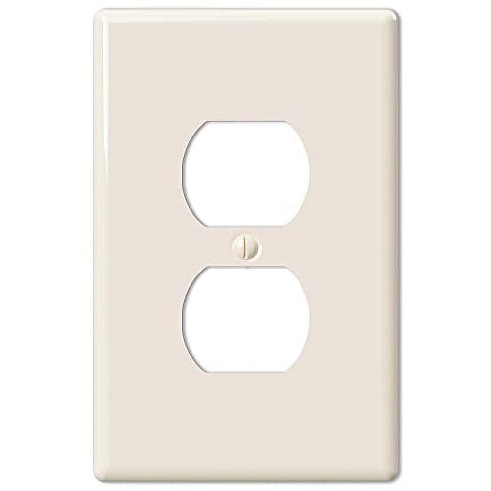 Biscuit Ceramic Single Duplex Wallplate