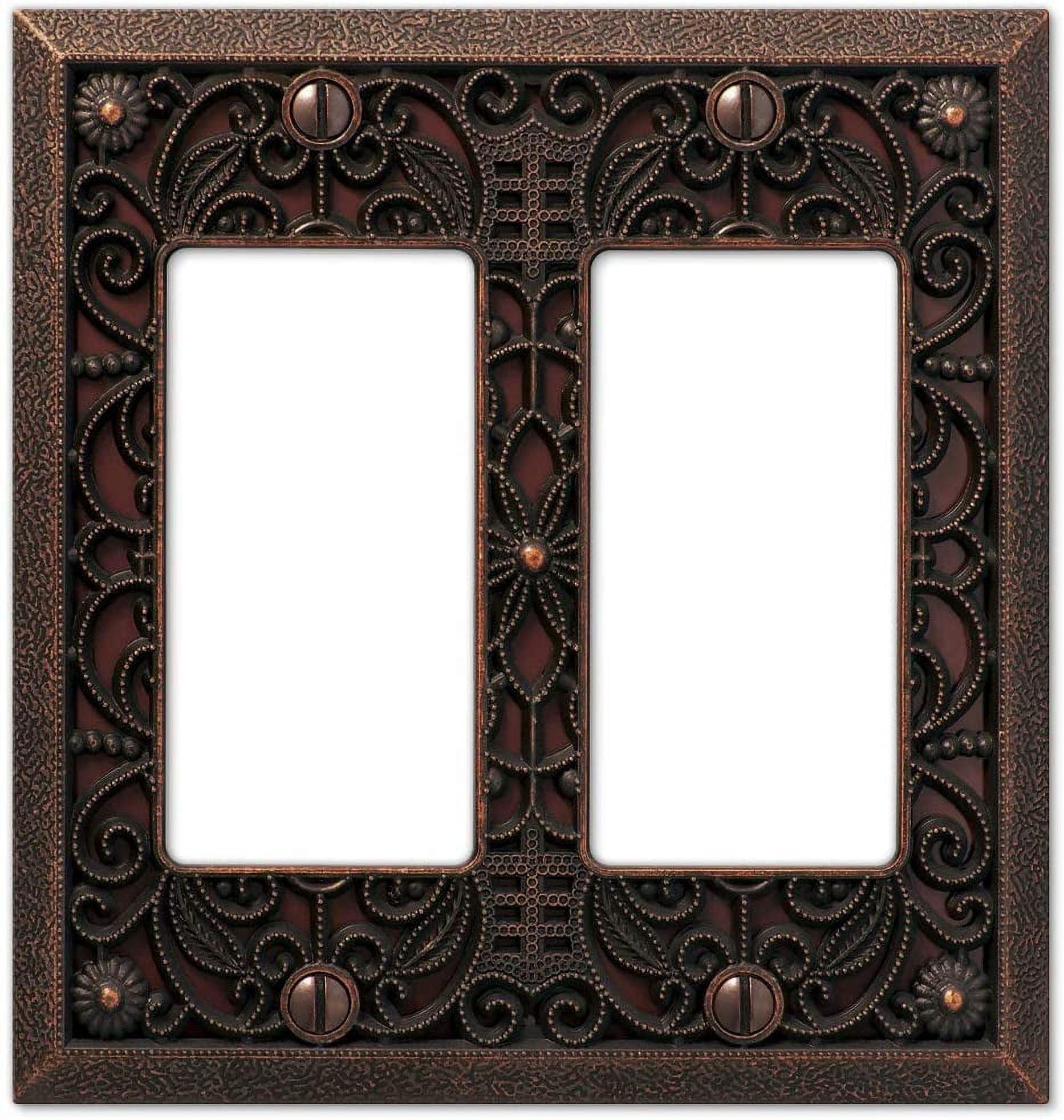 Filigree No Subject 2 - Gang Rocker Standard Wall Plate