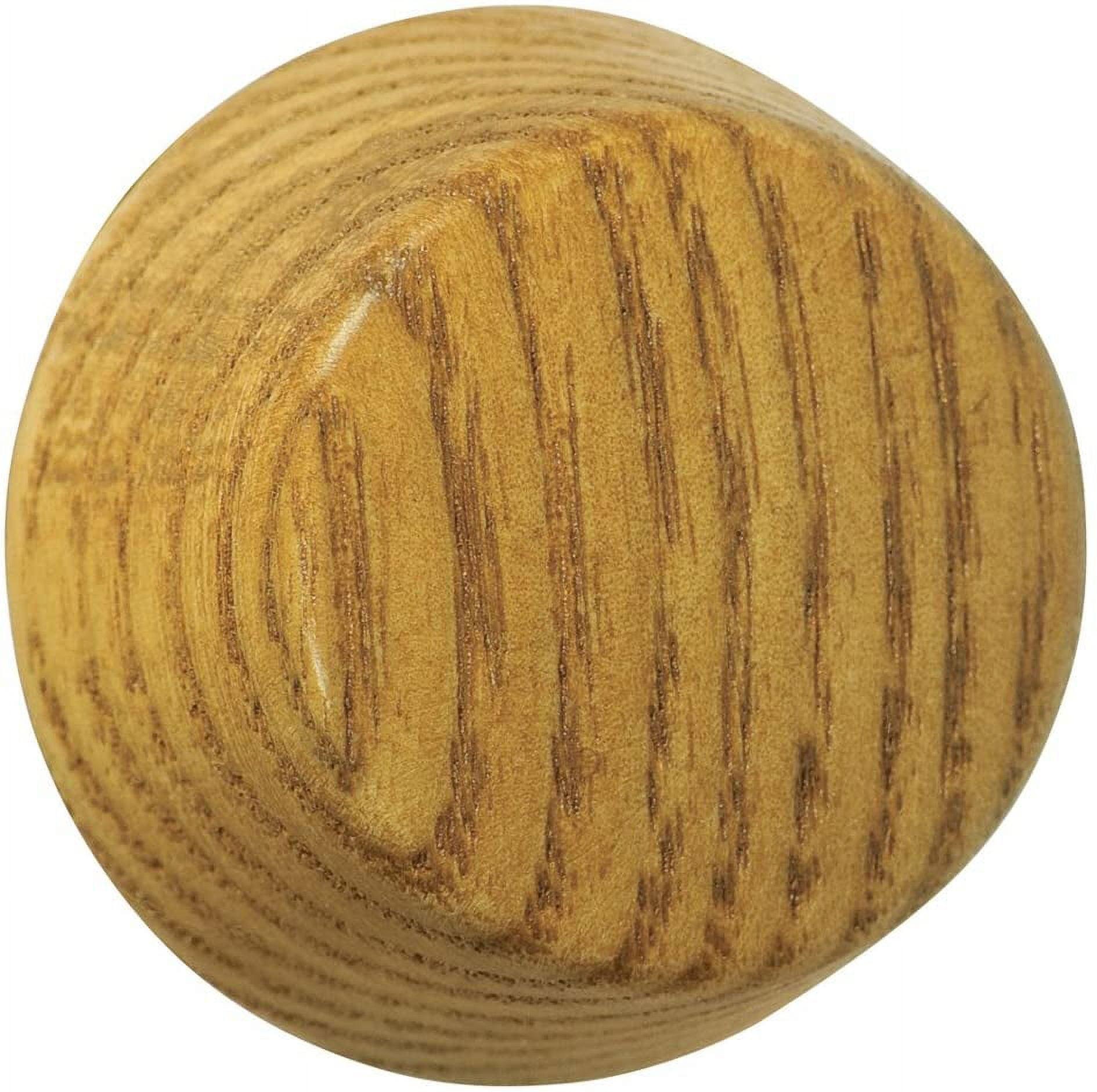 Light Oak Round Wooden Dimmer Switch Knob