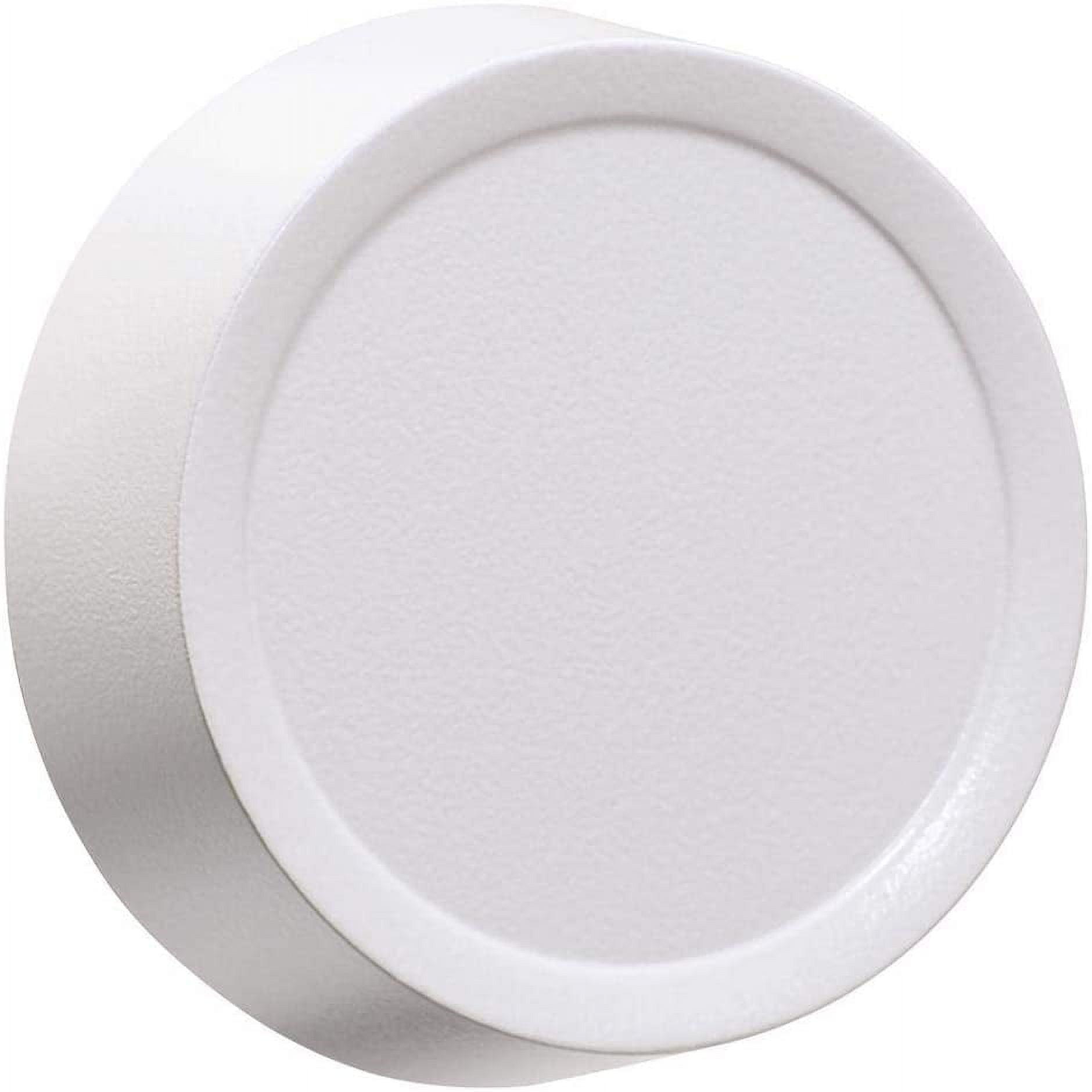 White Plastic Rotary Dimmer Knob, 1.5 inch