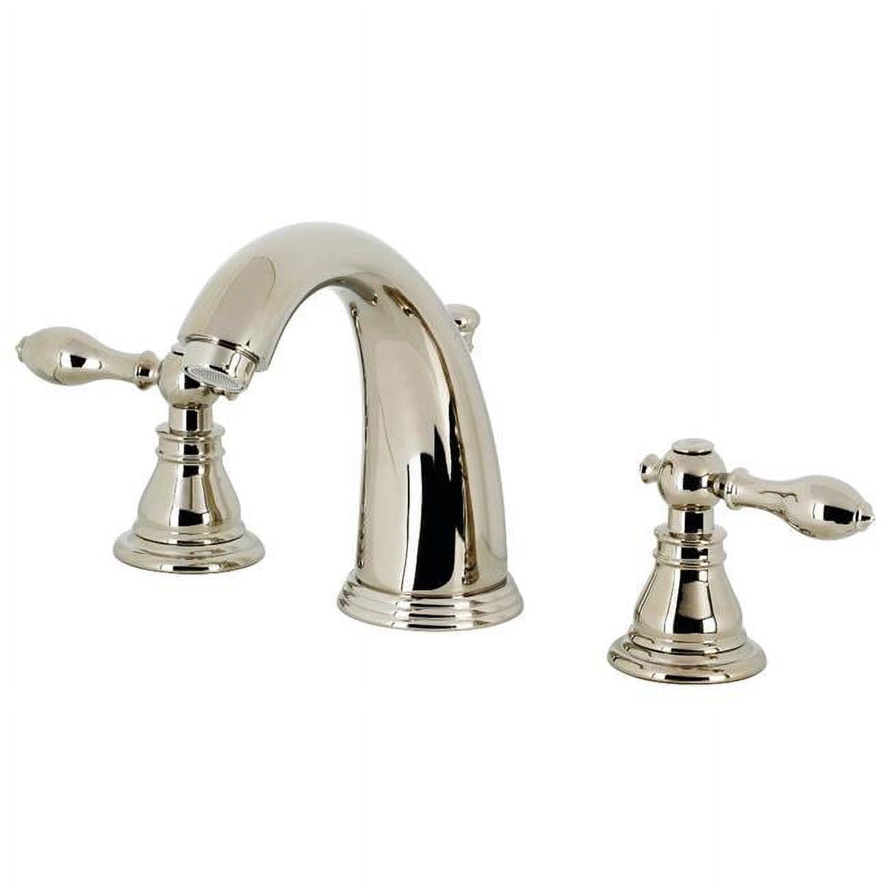 Widespread Bathroom Faucet with Drain Assembly