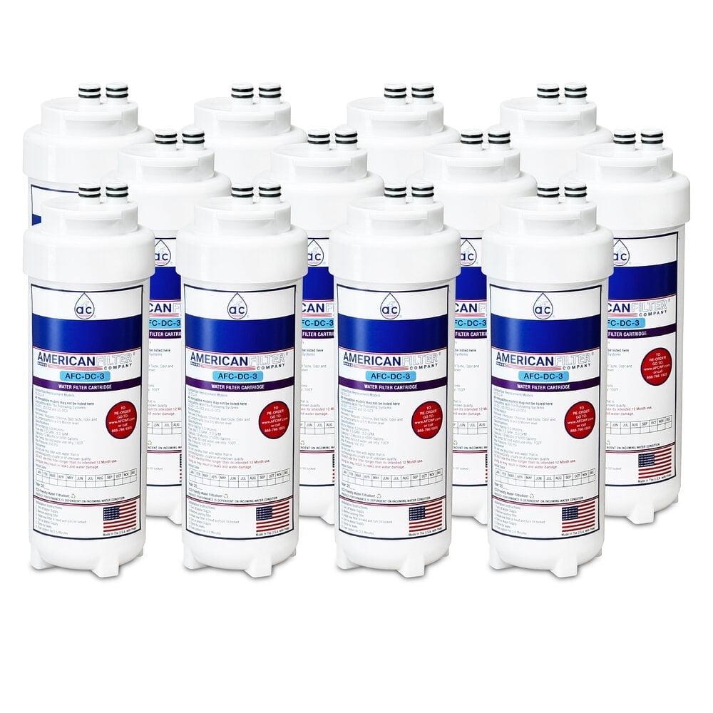 American Filter Company™ # AFC-DC-3 , Compatible with Culligan® US-DC3-R water filter cartridge -Made in U.S.A. - 12 Filters