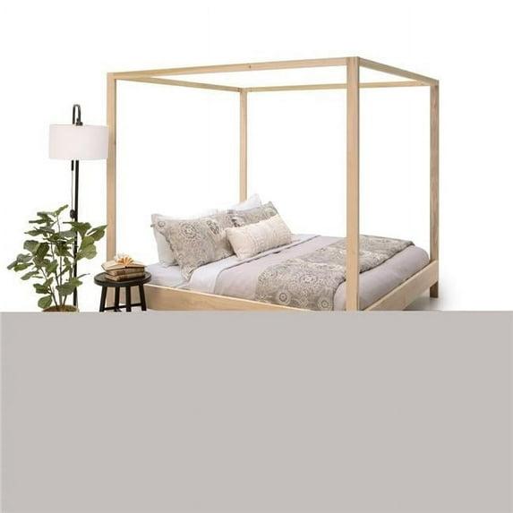 American Furniture Classics King Size Canopy Bed with Raised Platform