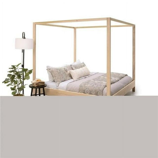 American Furniture Classics King Size Canopy Bed with Raised Platform