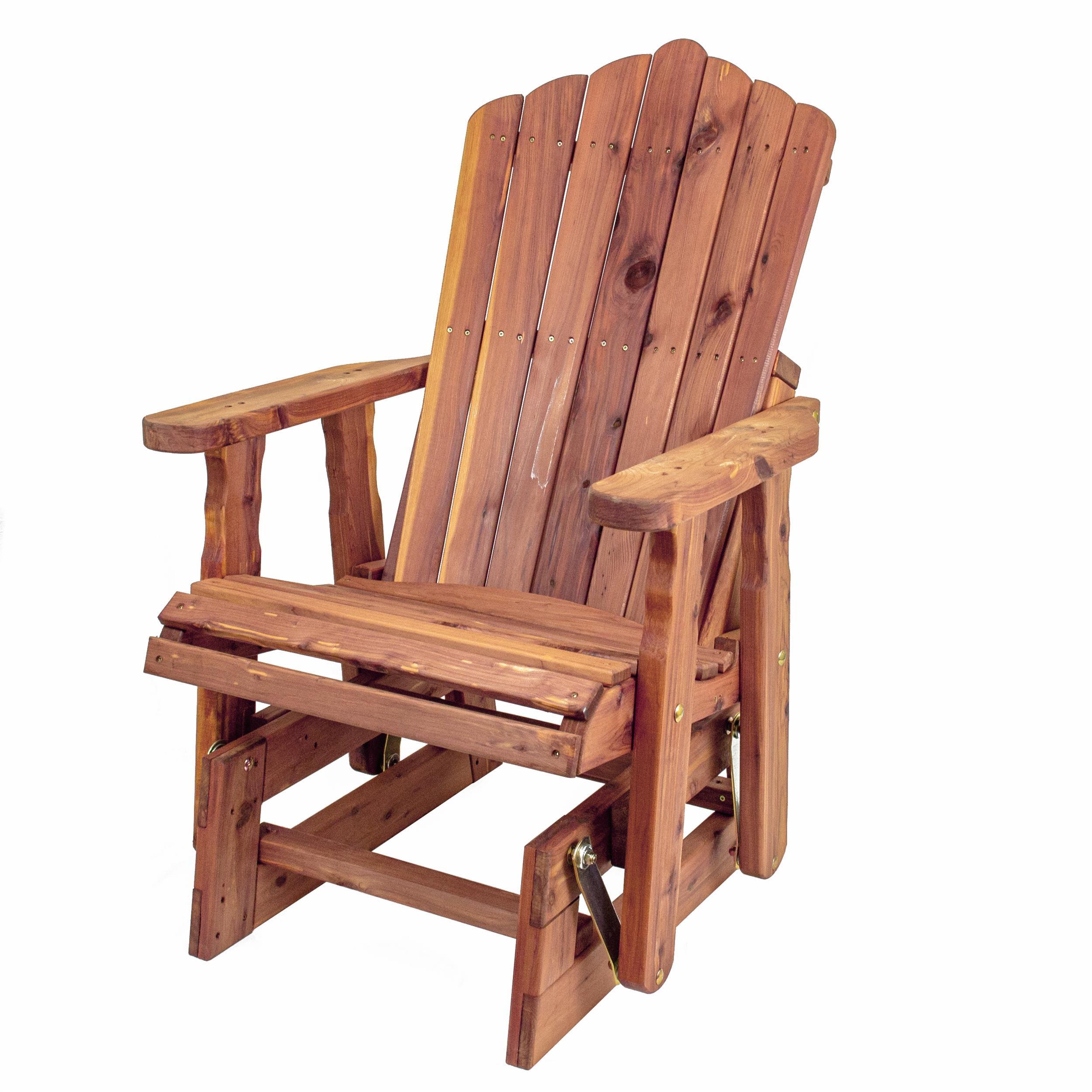 Aromatic Red Cedar Wood Outdoor Glider Chair