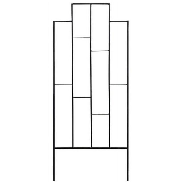 American GardenWorks Contemporary Trellis, Matte Black, 64"H