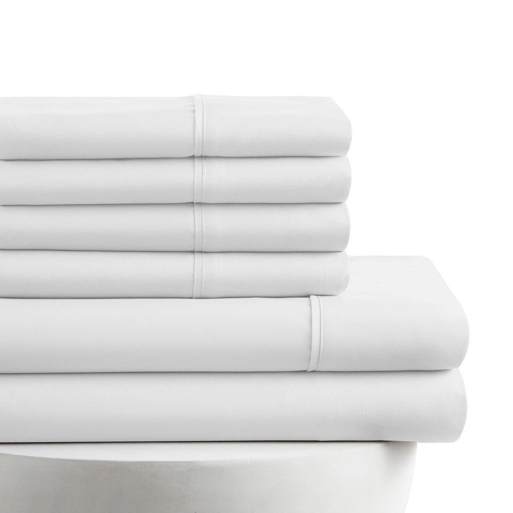 Modern Threads Modern Threads 6-Piece Bed Sheet Set, Deep Pocket, Ultra Soft Microfiber, Cool & Breathable