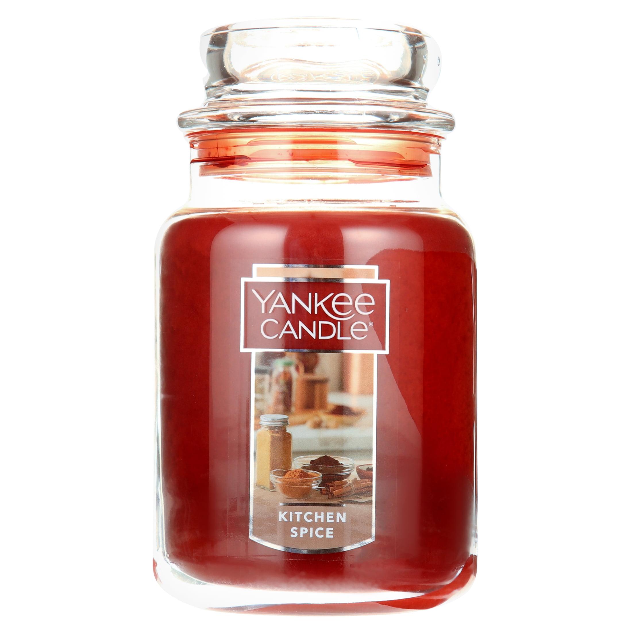 Large Red Soy Scented Fall Jar Candle