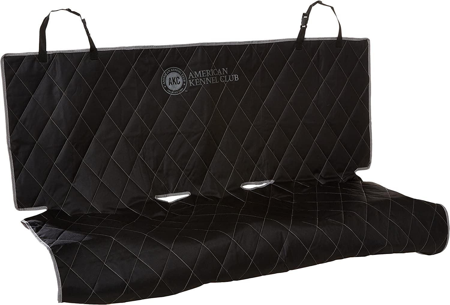 Black Quilted Car Seat Cover for Dogs