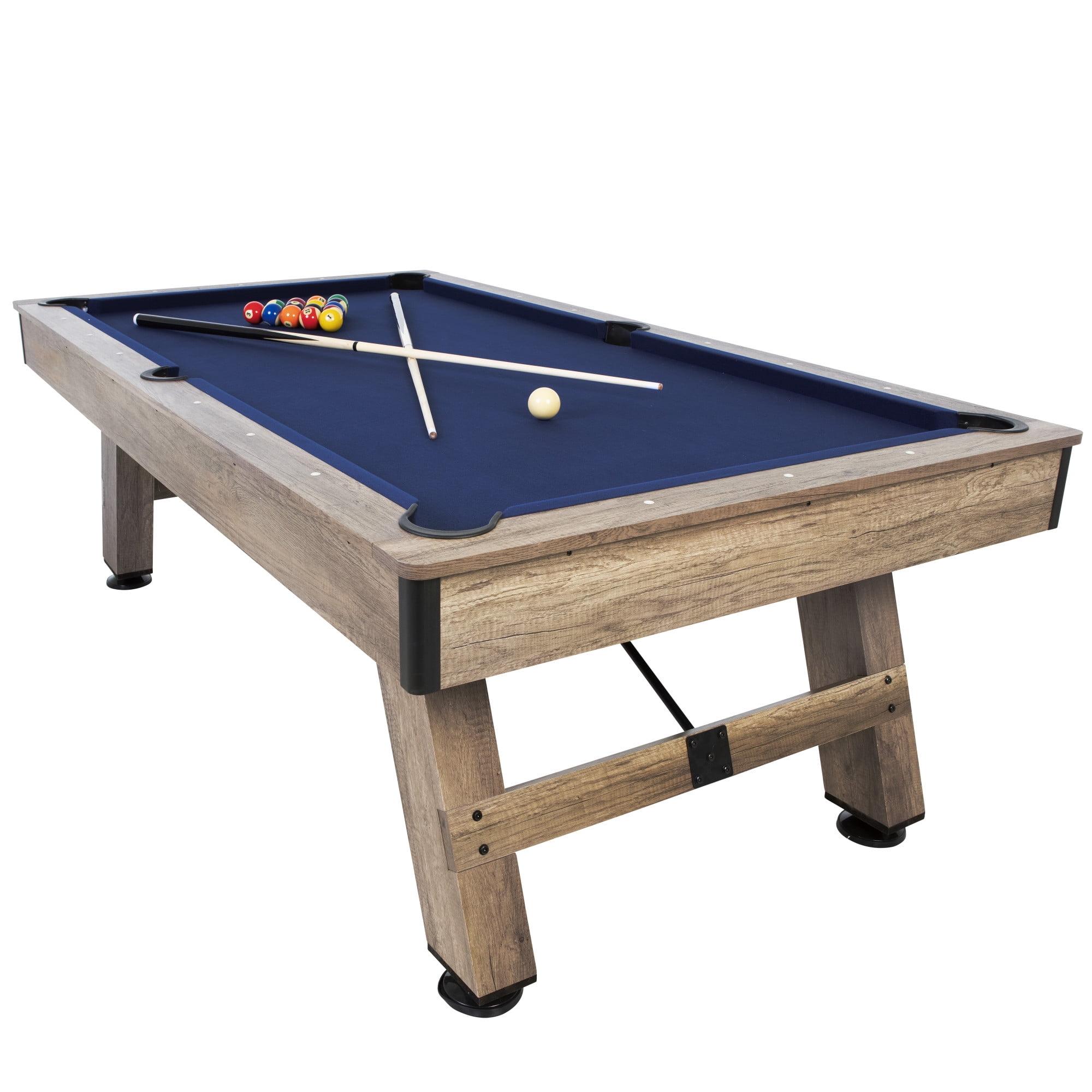 Rustic Navy 90" Brookdale Billiard Table with Engineered Wood and Polyester Cloth