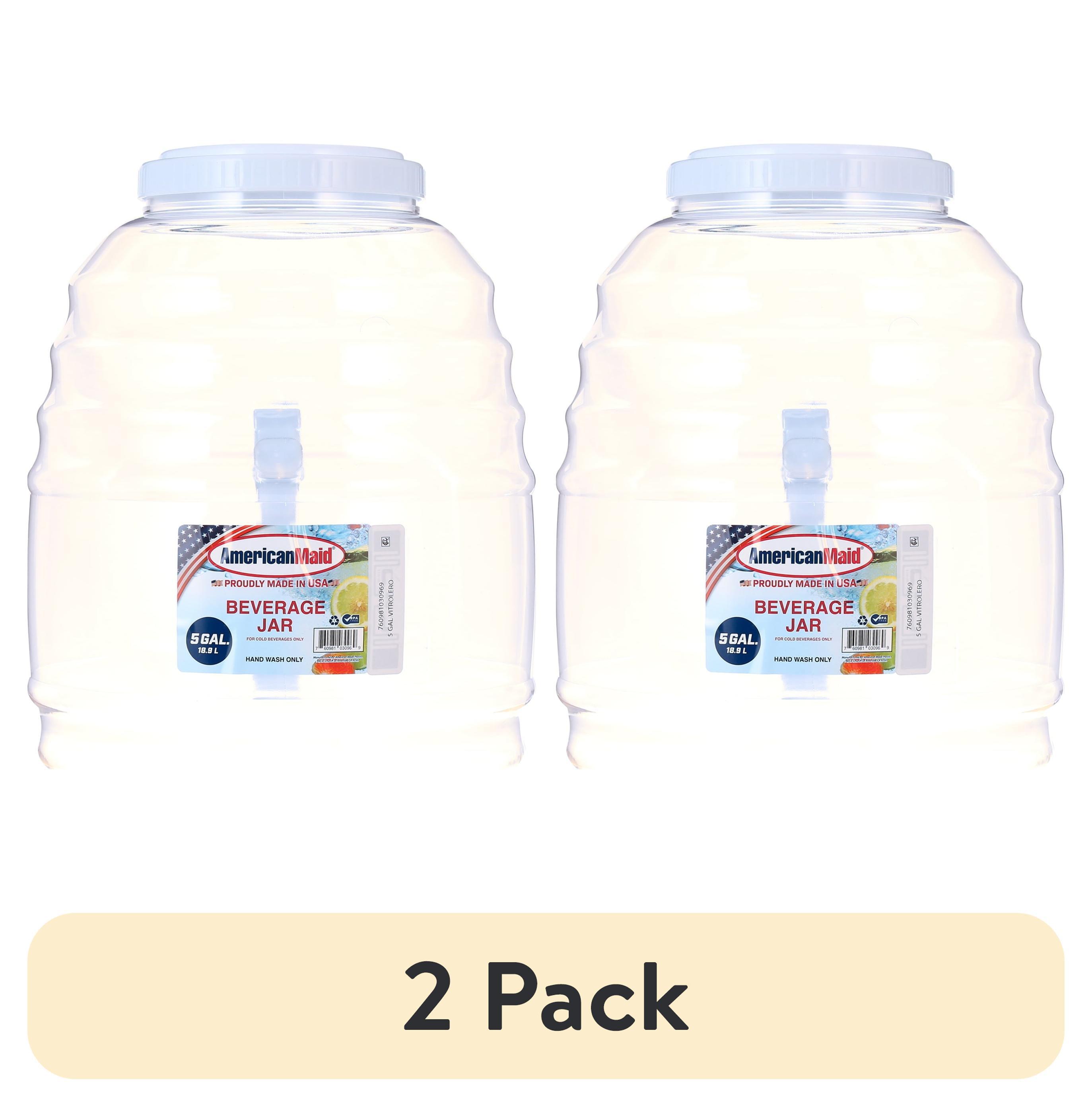 American Maid 5 Gallon Vitrolero White Beverage Dispenser
