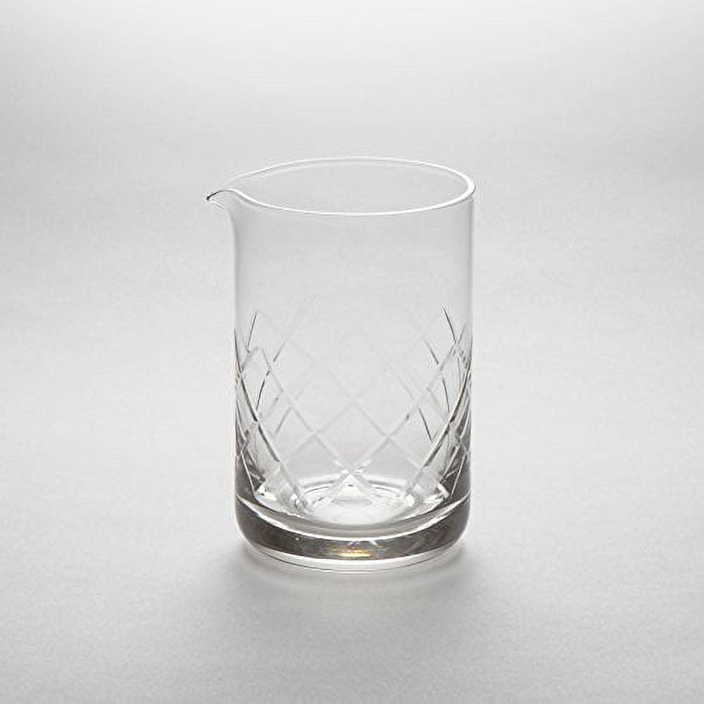 20 oz Clear Diamond Pattern Cocktail Mixing Glass