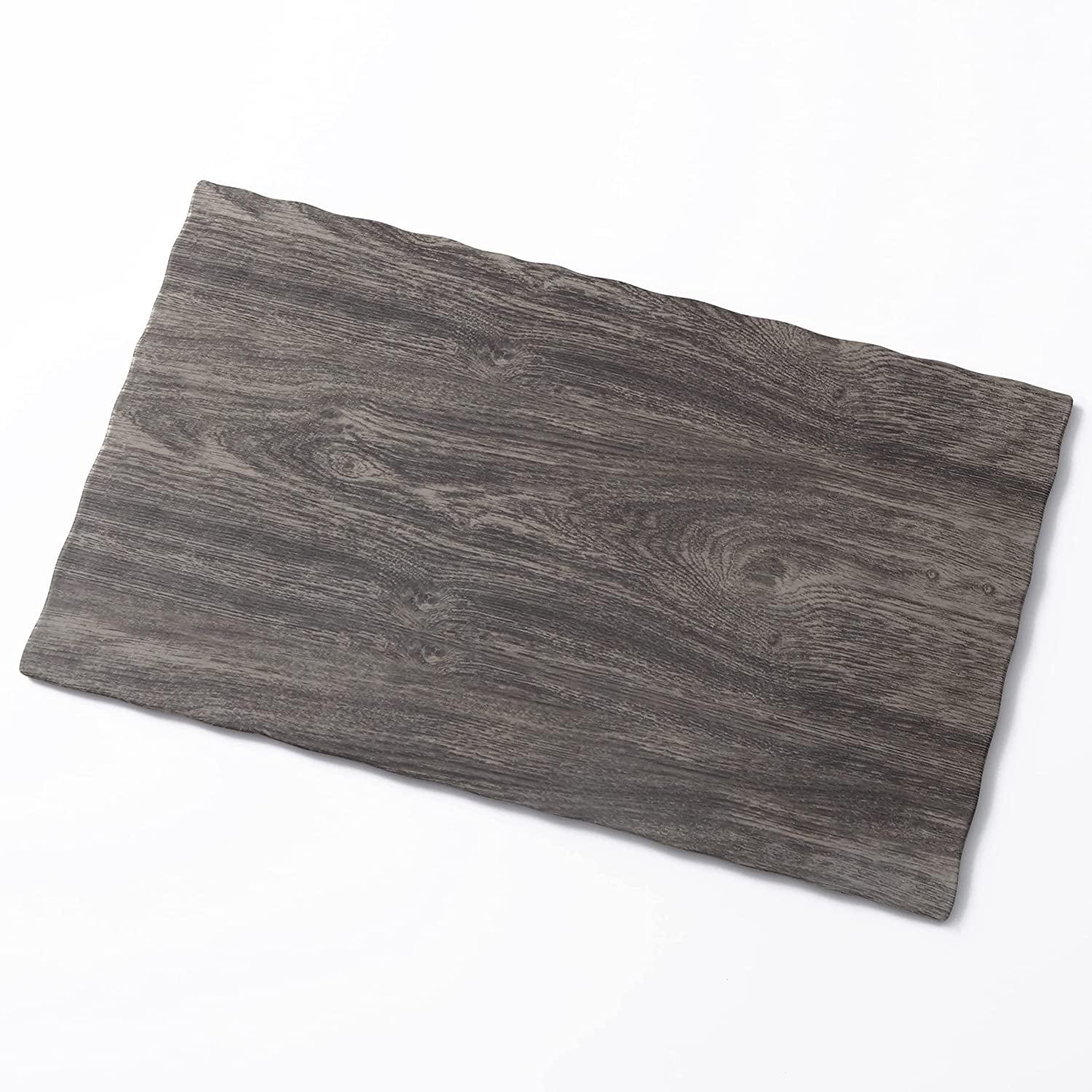 Gray Elm Rectangular Melamine Serving Board