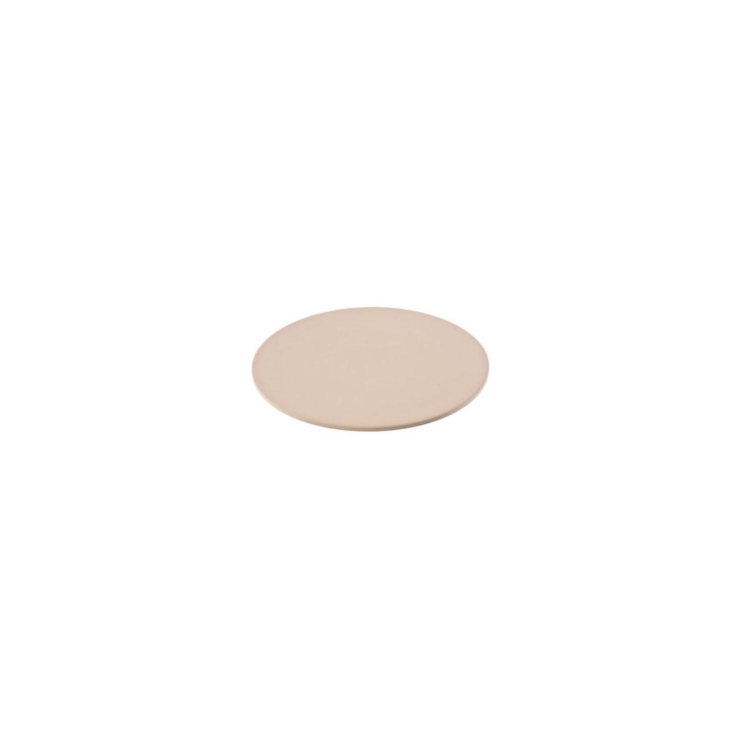 Beige 15" Round Ceramic Pizza Stone