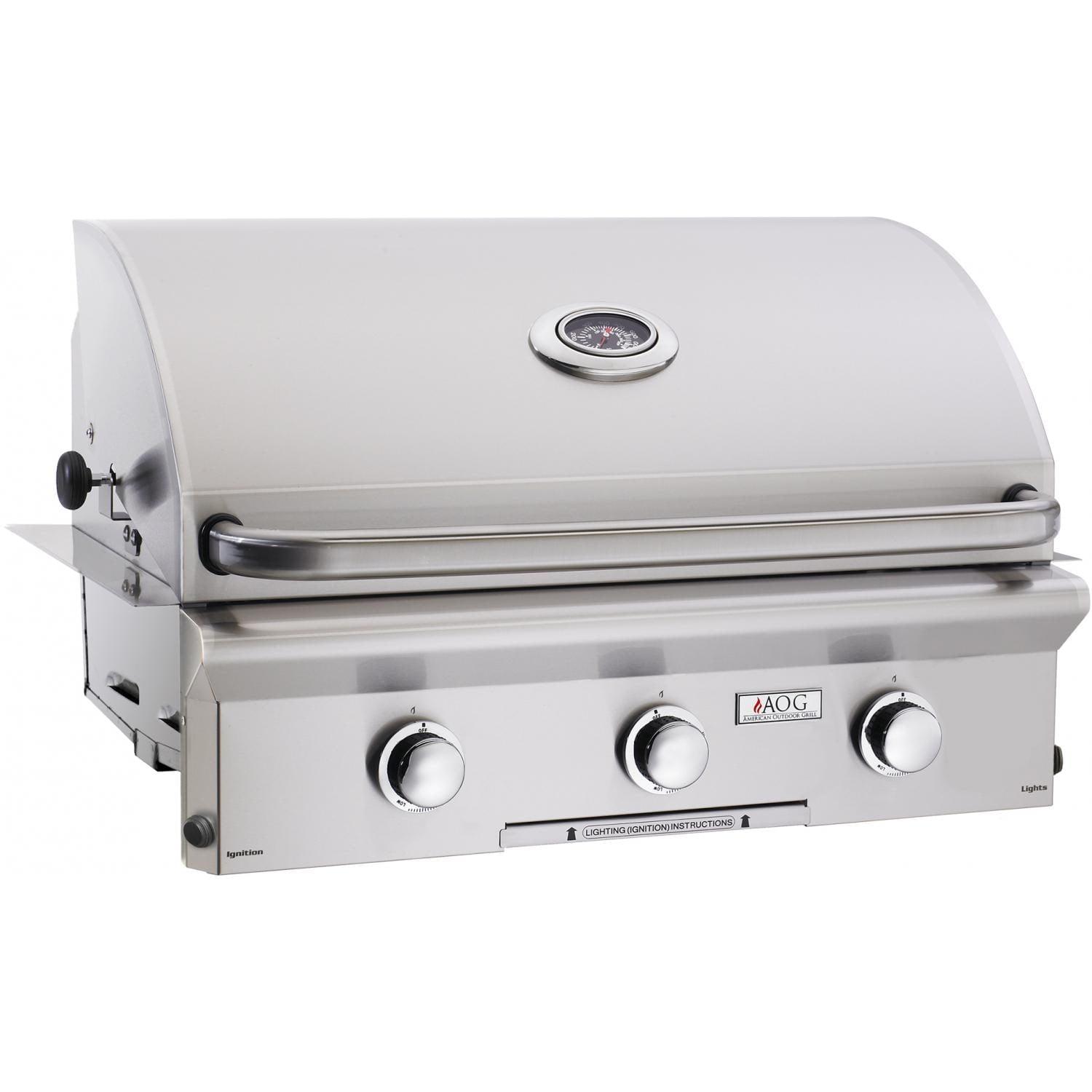 American Outdoor 30-Inch Stainless Steel Built-In Natural Gas Grill