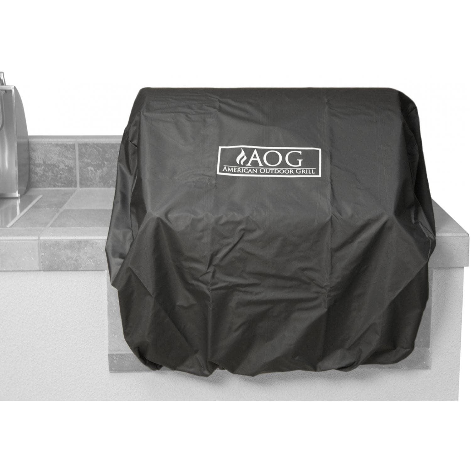 Black Weatherproof Vinyl 36-Inch Built-In Grill Cover