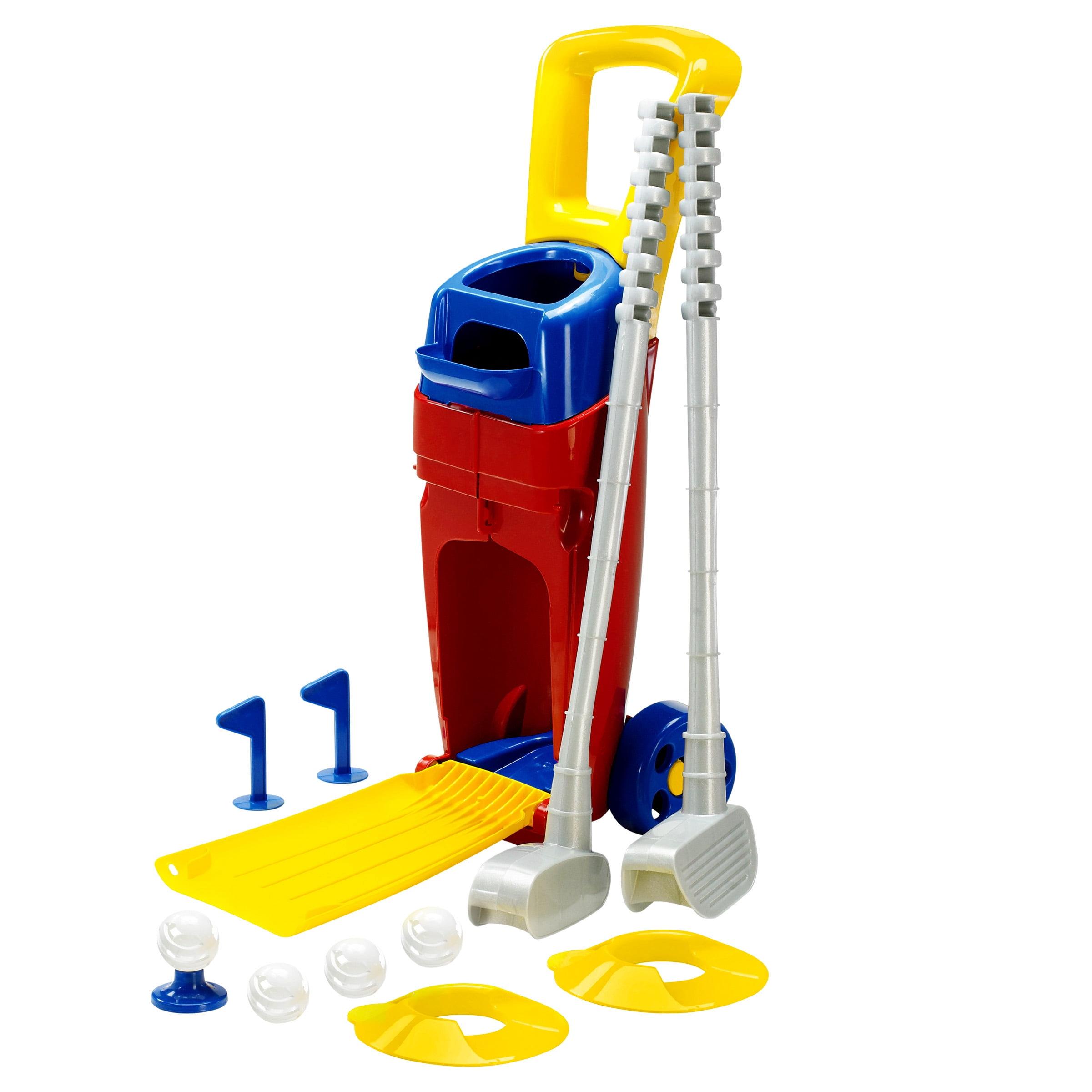 Junior Pro Golf Set with 11 Accessories, Blue and Yellow