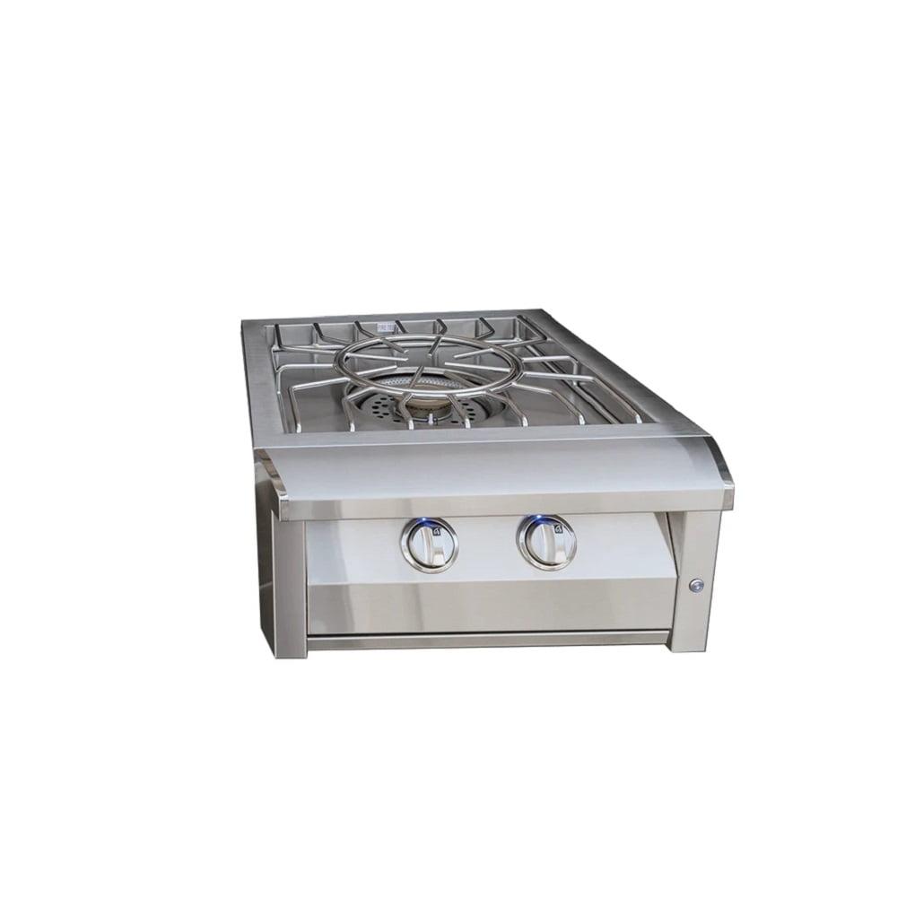 Stainless Steel Natural Gas Side Burner with LED Lights