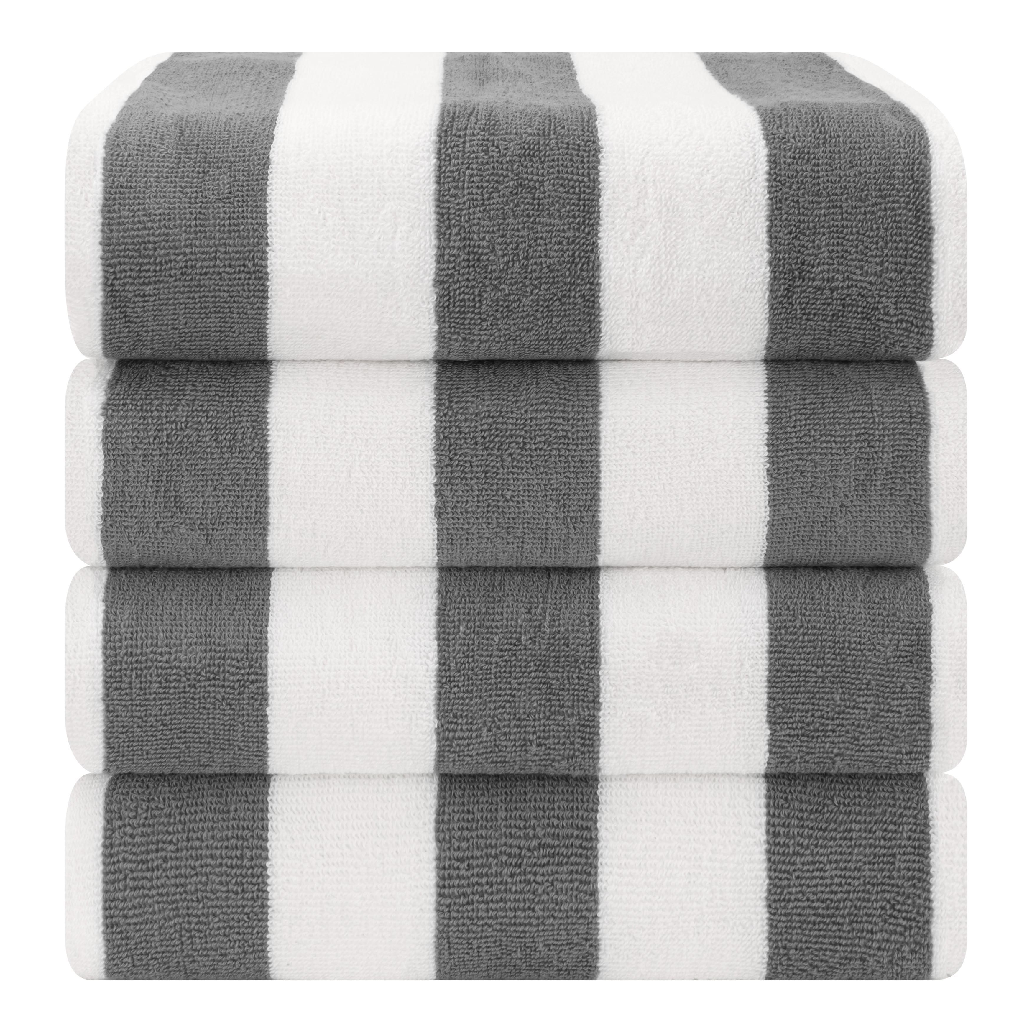 ArkwrightLLC Arkwright Cali Cabana 100% Cotton 30x60 Beach Towel (Pack of 4) (Set of 4)