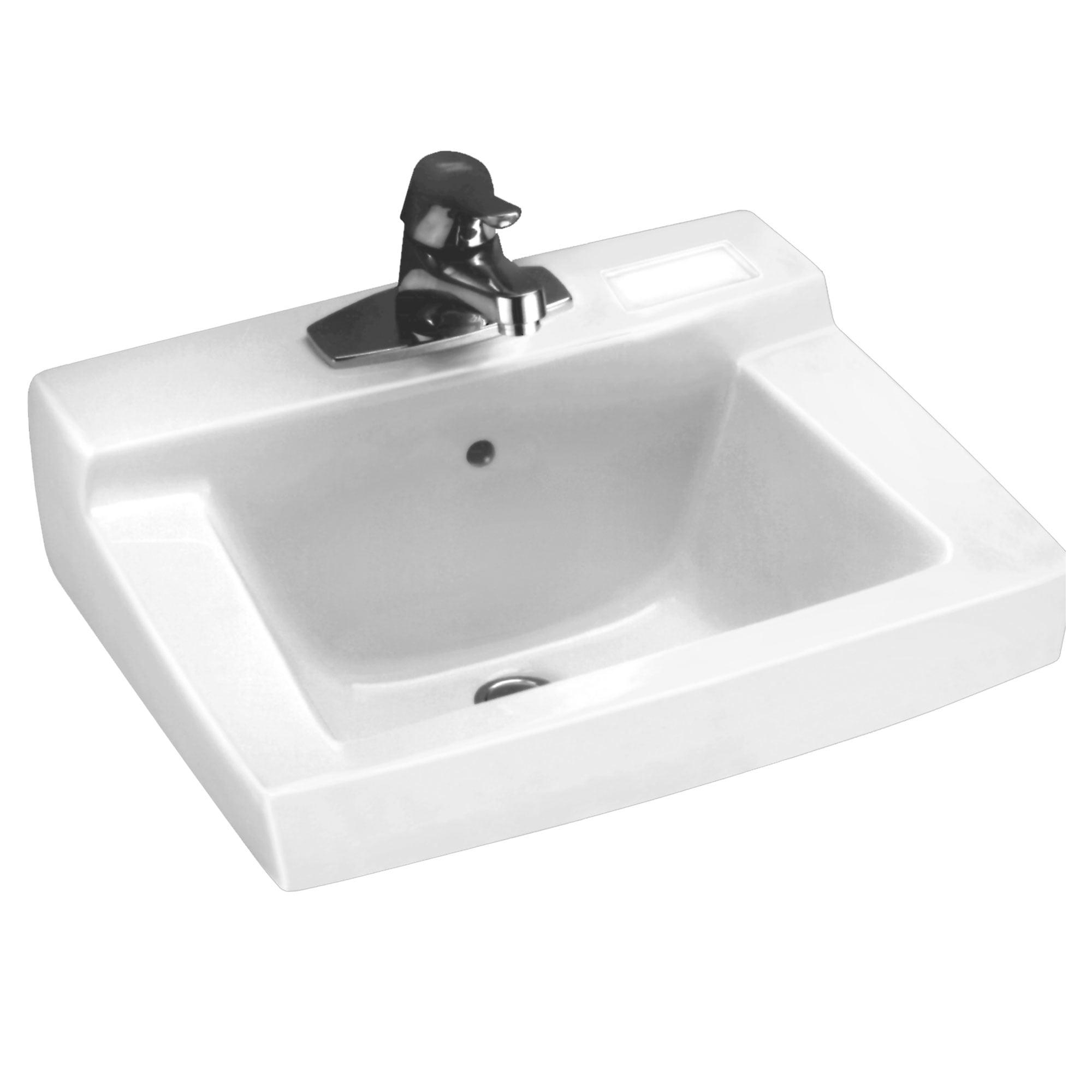 Declyn 18.5'' White Ceramic Wall-Mount Bathroom Sink