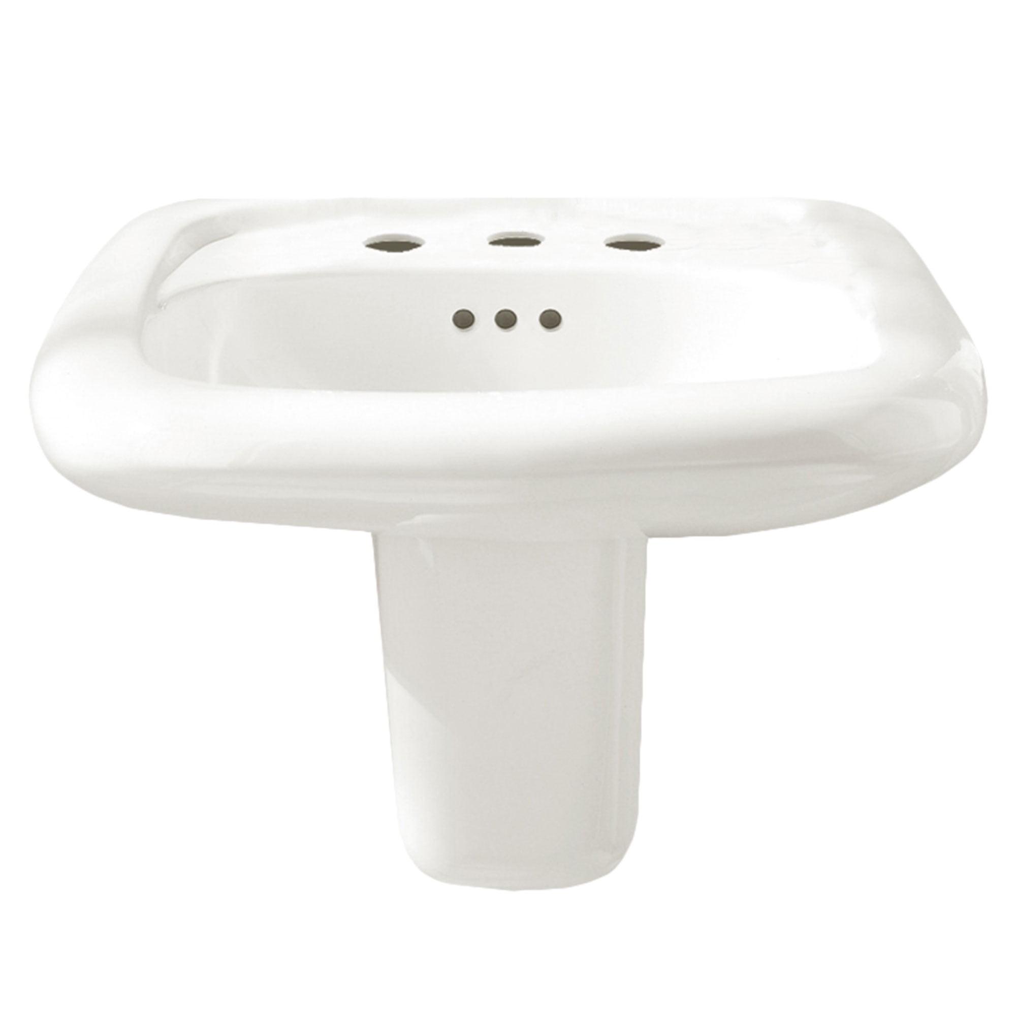 Murro 21'' White Porcelain Wall Mounted Bathroom Sink