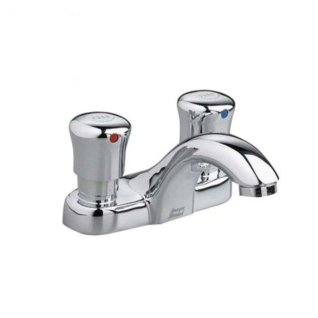 Chrome Double Handle Centerset Bathroom Faucet