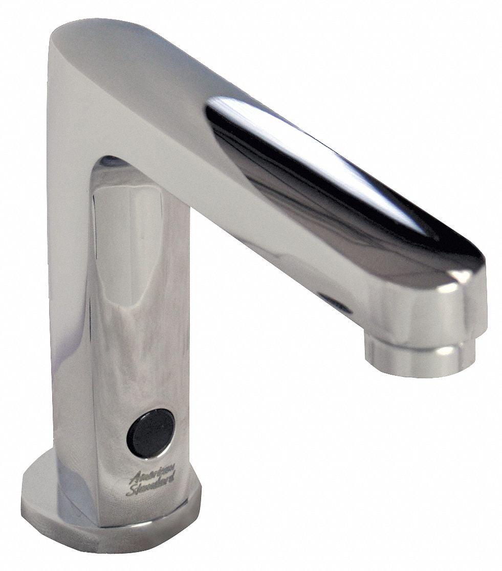 Polished Chrome Single-Hole Motion Sensor Bathroom Faucet