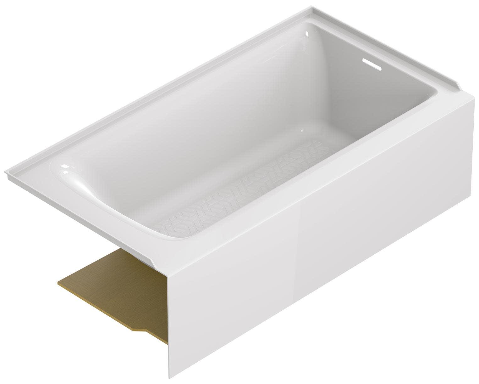 Aspirations 60'' x 32'' Soaking Vitreous China Bathtub