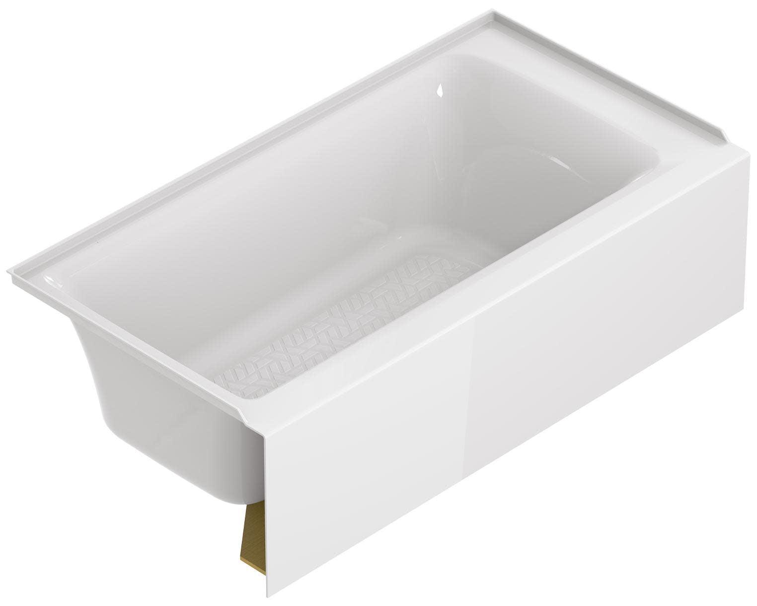 Aspirations 60'' x 32'' Soaking Vitreous China Bathtub