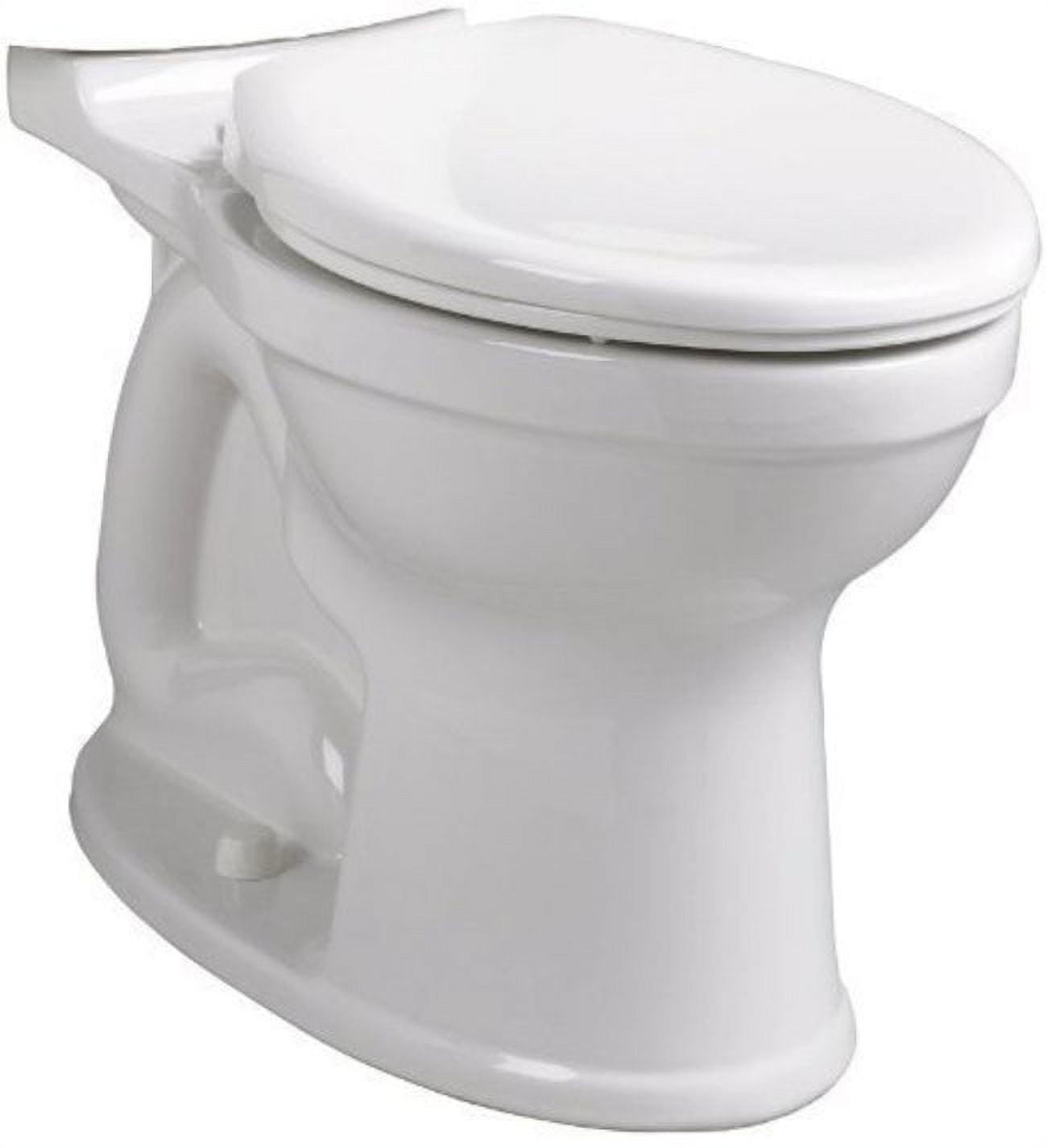 Bone Porcelain Round-Front Toilet Bowl with EverClean Surface