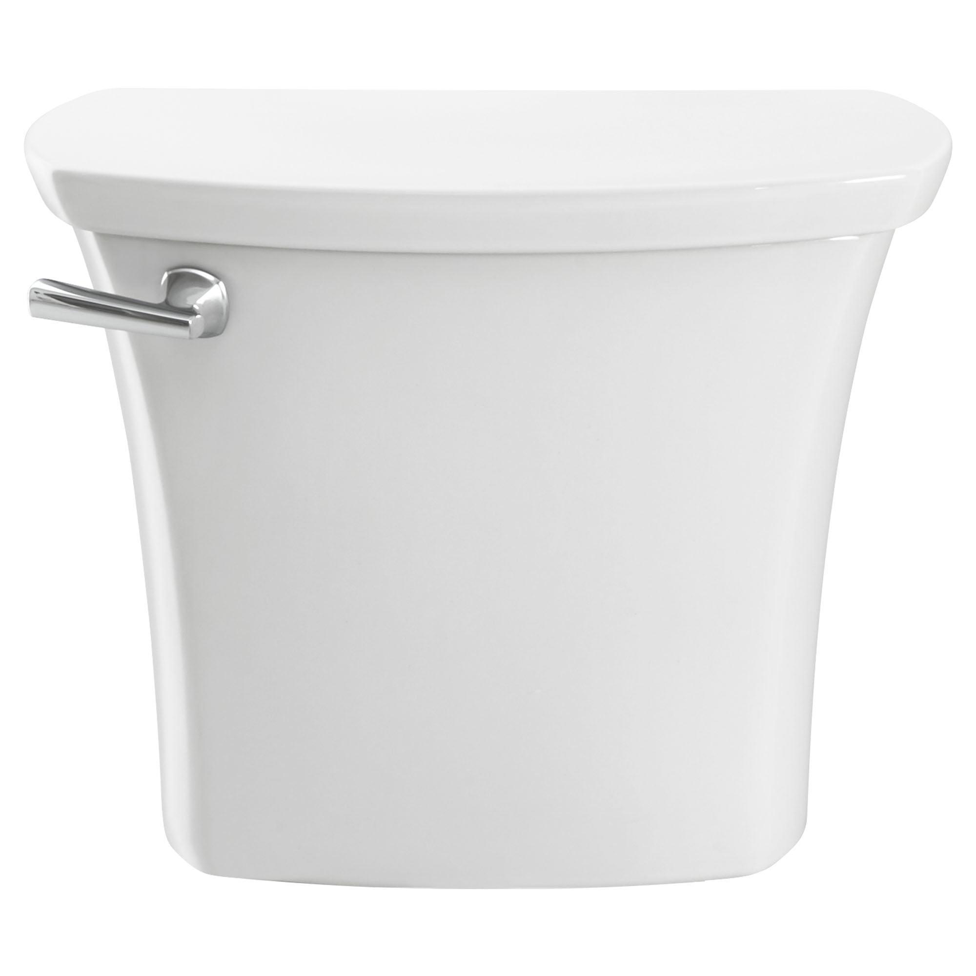 Edgemere White Vitreous China Toilet Tank with Soft Angles