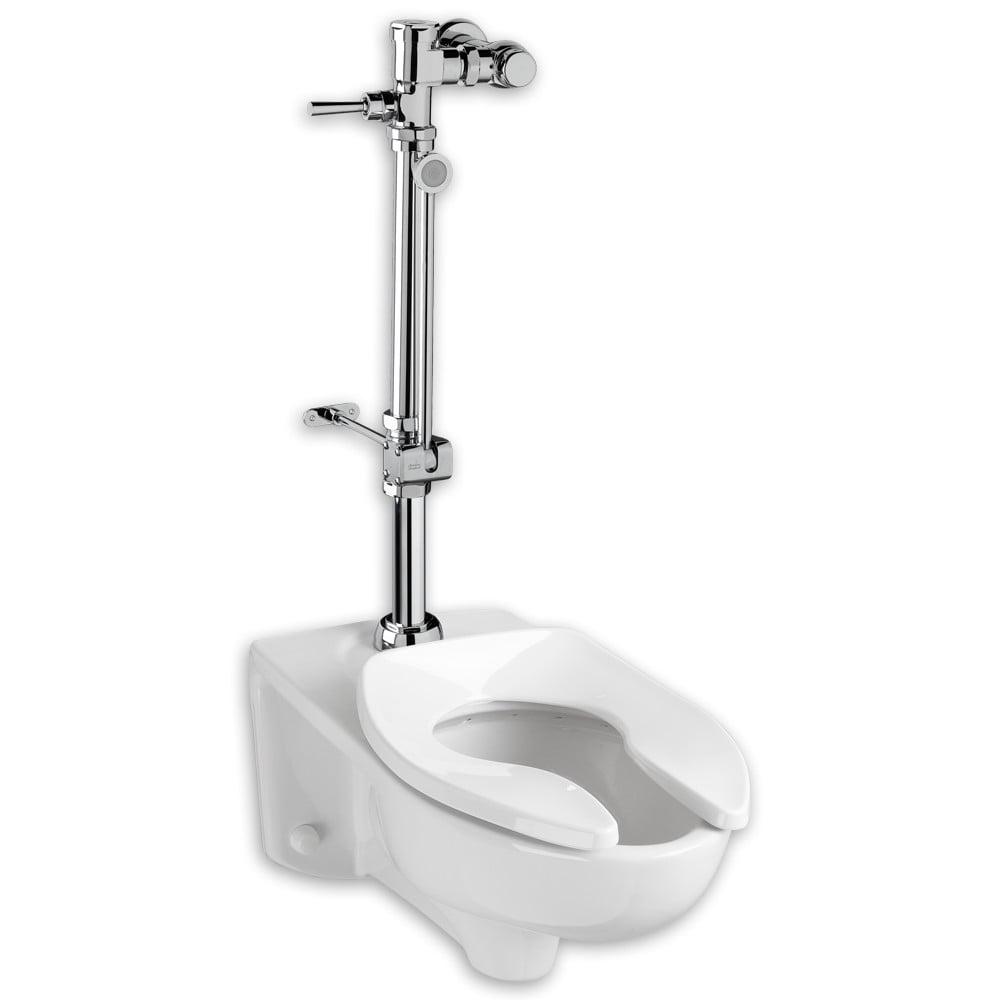 American Standard Chrome Manual Flush Valve for Top Spud Toilets