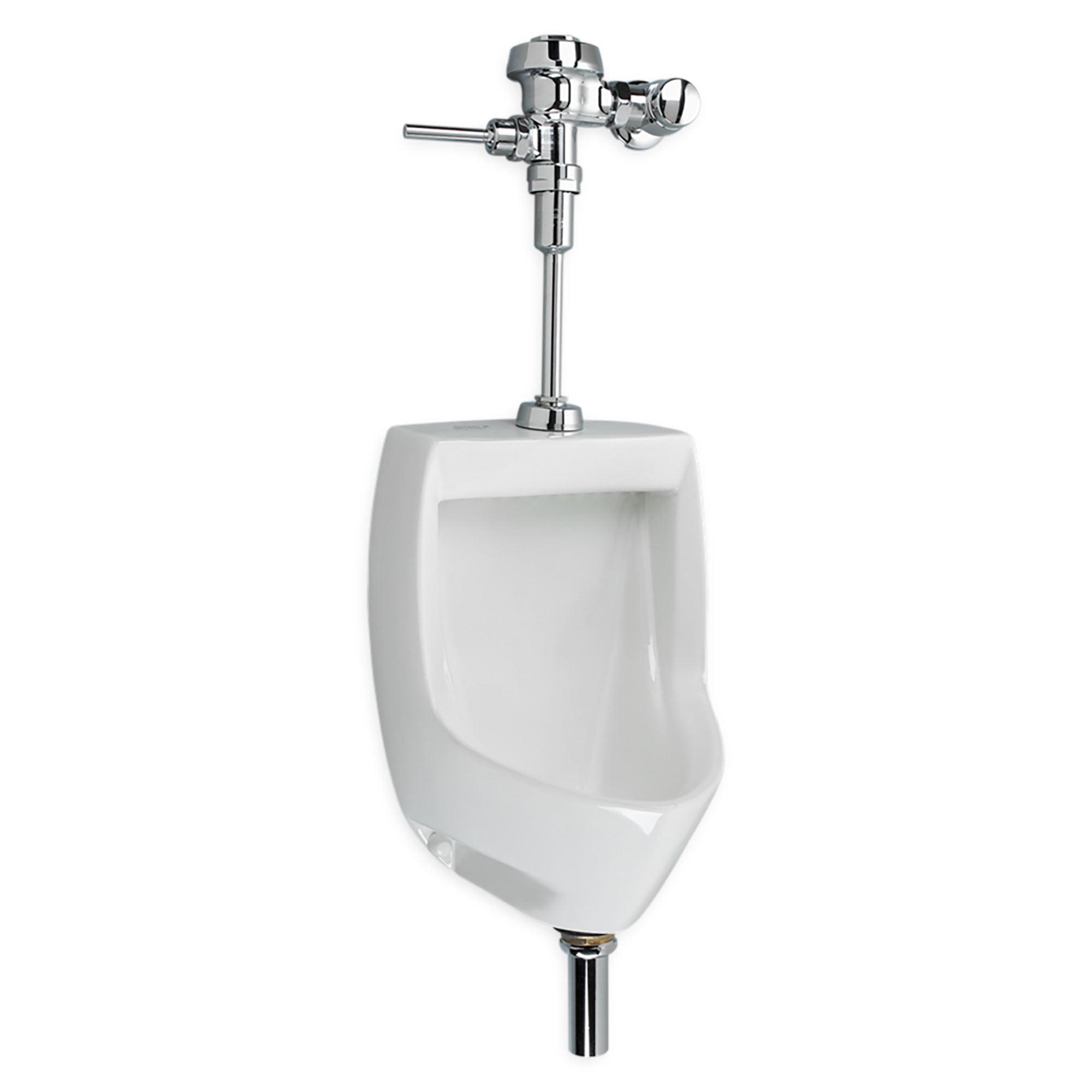 White High-Efficiency Compact Ceramic Bathroom Urinal