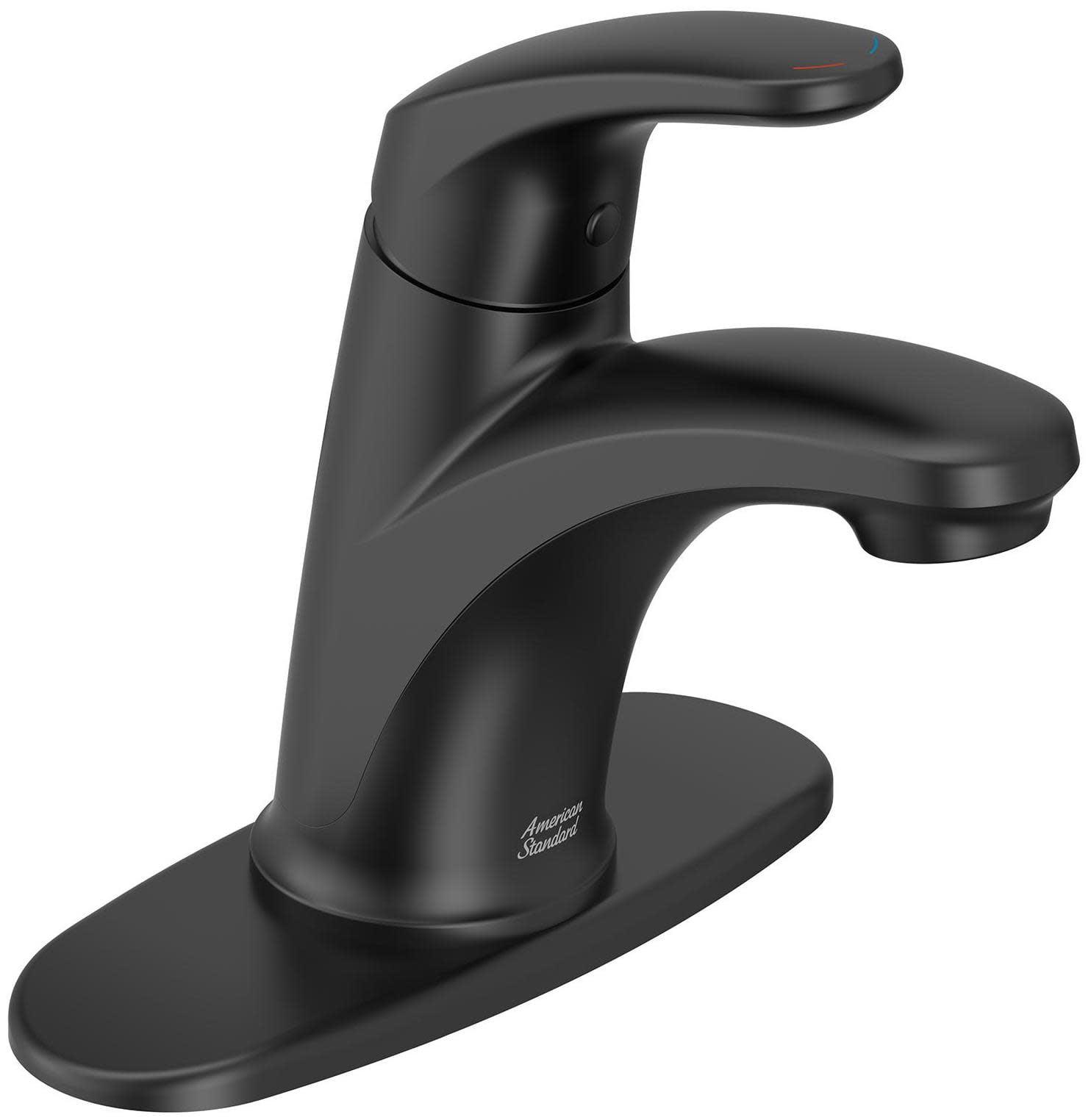 American Standard 7075.104 Colony Pro 1.2 GPM Single Hole Bathroom Faucet - Black