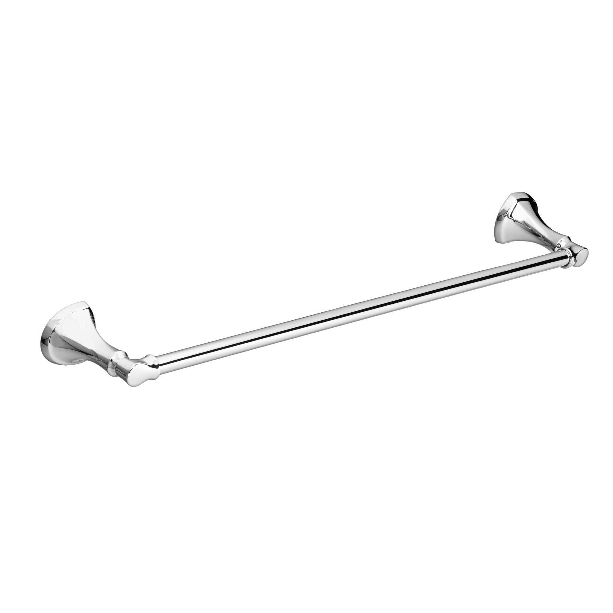 Polished Chrome 24" Wall Mounted Towel Bar