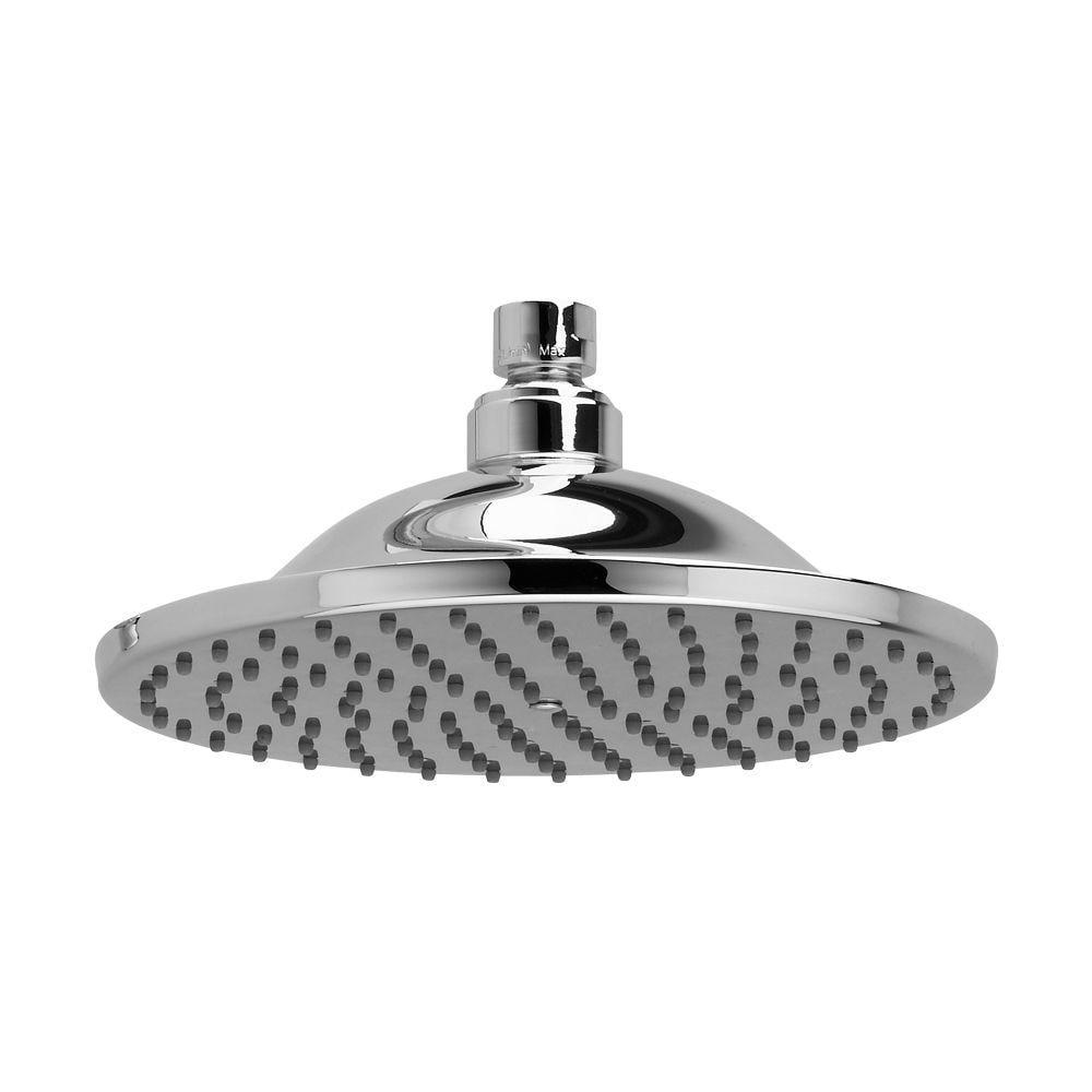 Large Polished Chrome Rain Shower Head with Easy Clean Nozzles