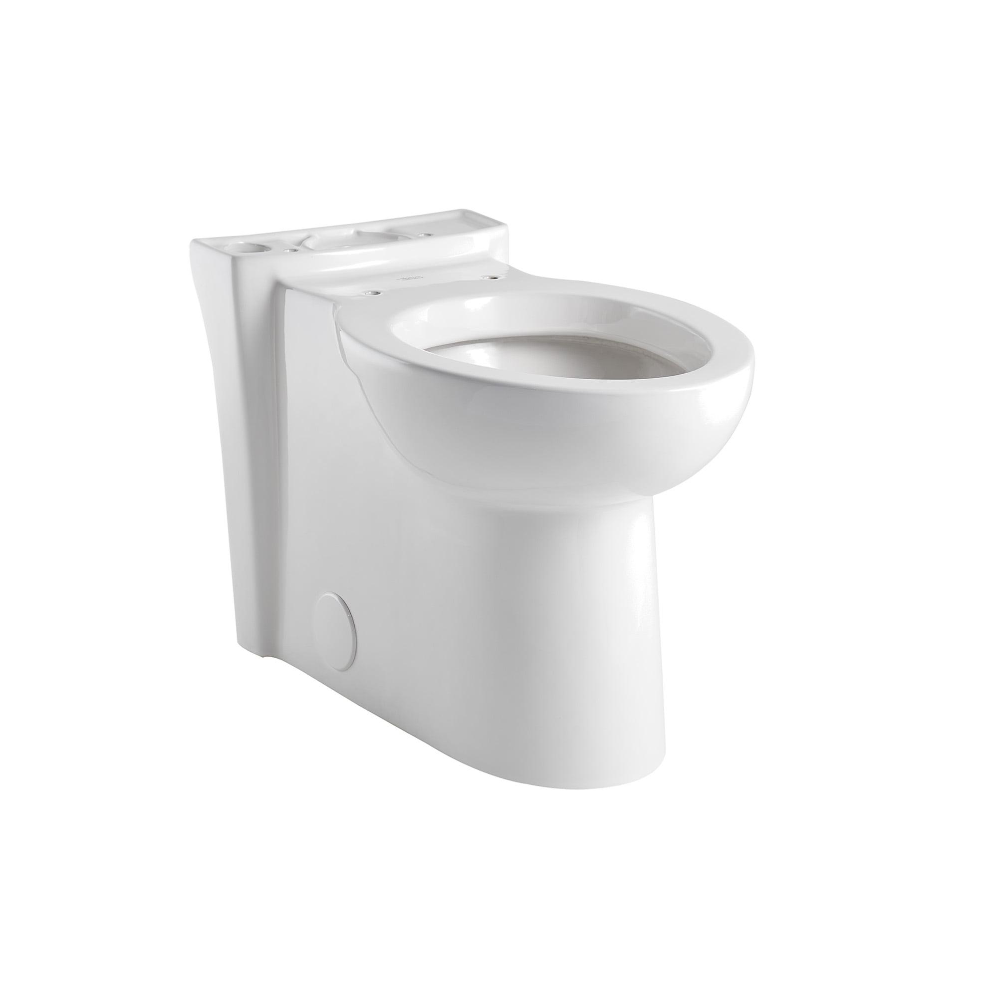 White Vitreous China Elongated High Efficiency Toilet Bowl