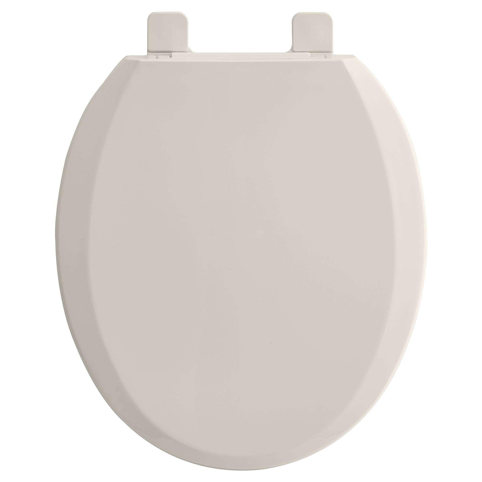 Linen Round Slow-Close Toilet Seat with EverClean Surface