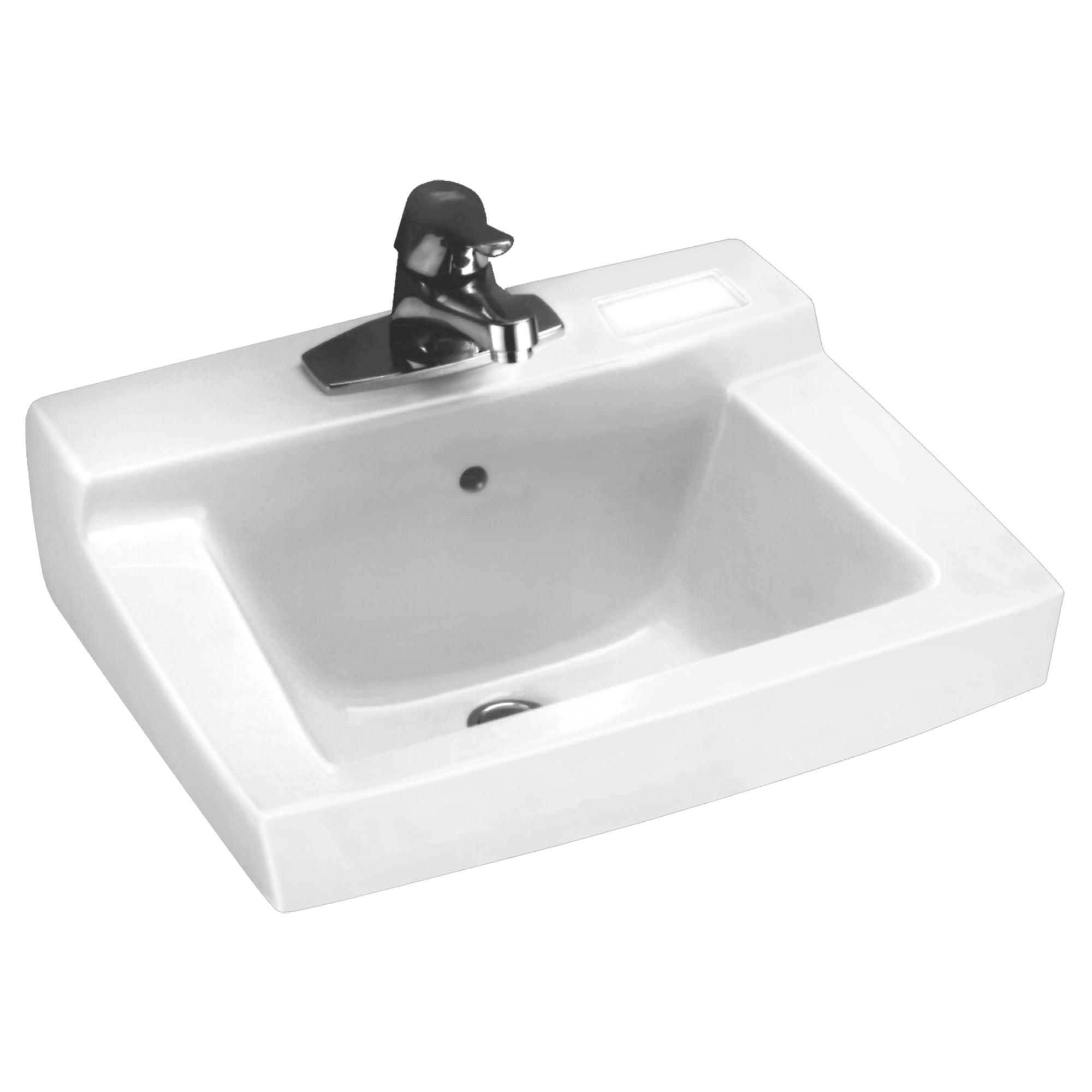 American Standard Declyn 17'' White Ceramic Rectangular Bathroom Sink with Overflow