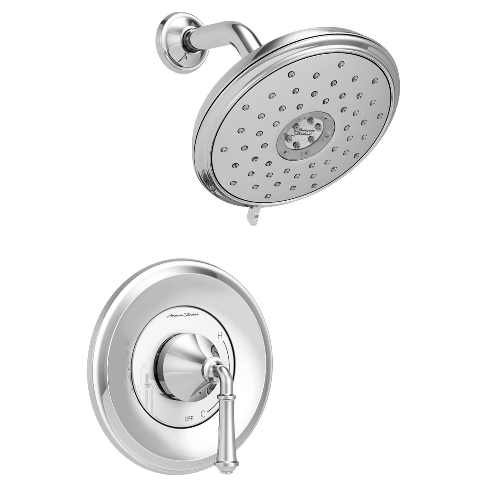 Delancey Polished Chrome Wall Mounted Shower Trim Kit