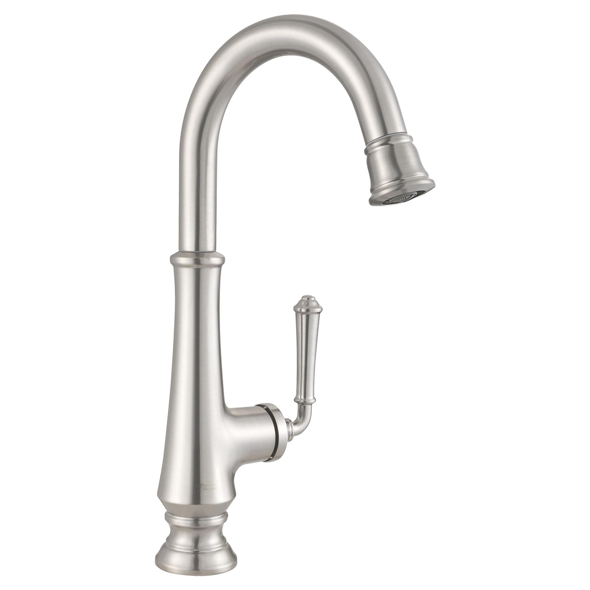 Stainless Steel Single-Handle Pull-Down Kitchen Faucet