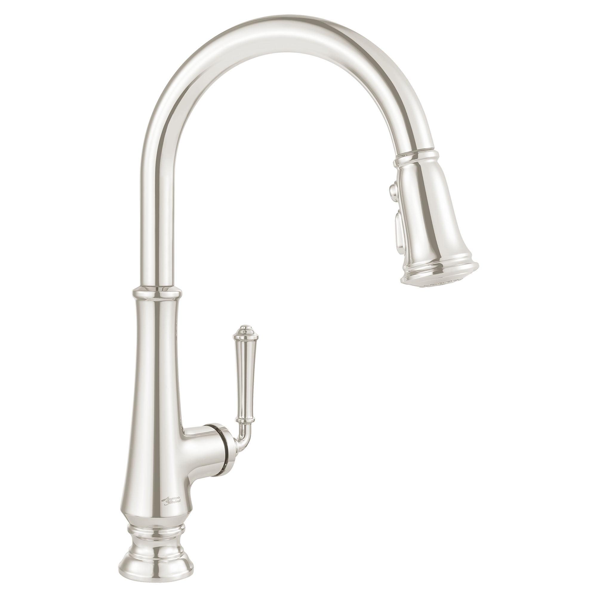 Delancey Pull Down Single Handle Kitchen Faucet With Accessories