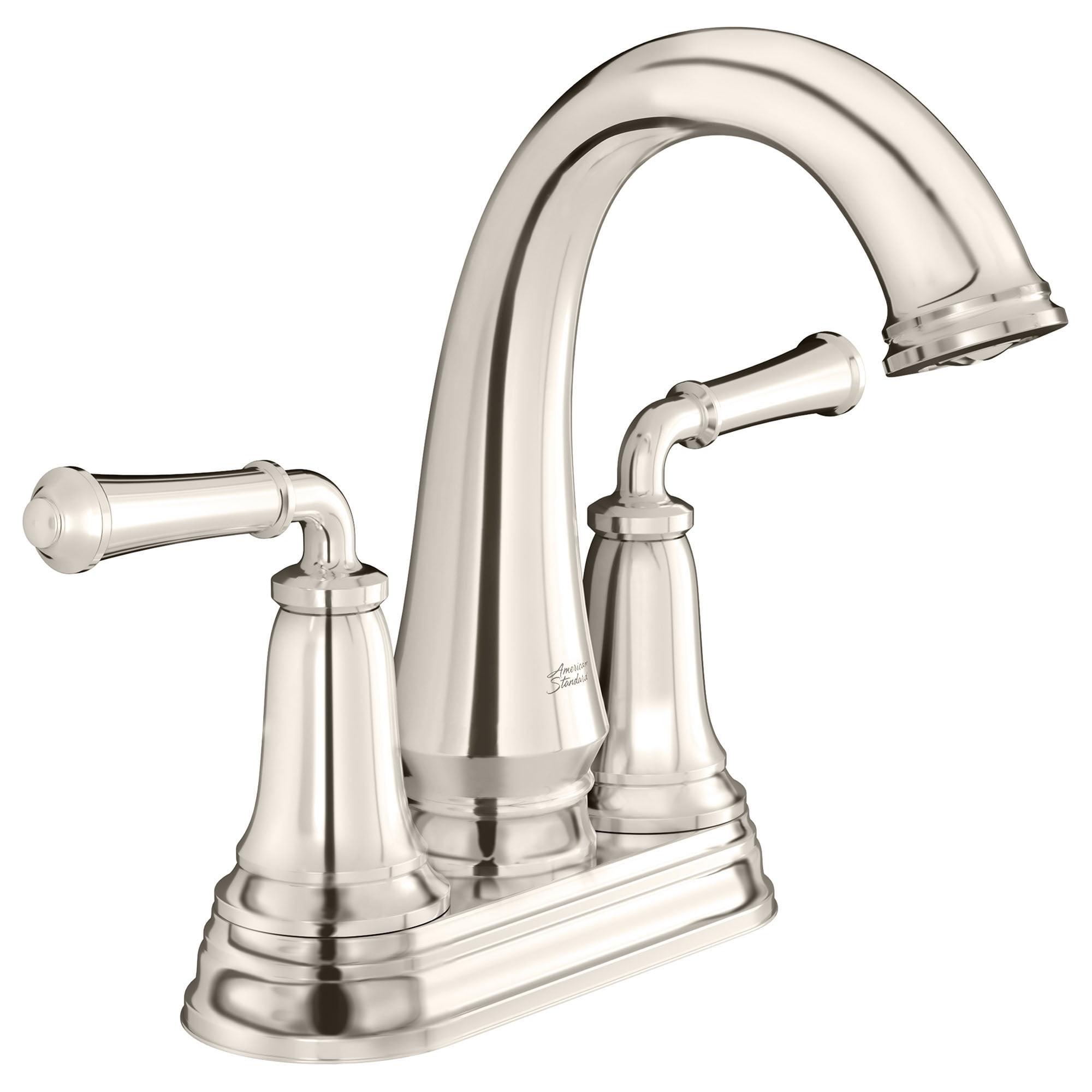 Delancey Polished Nickel Two-Handle Centerset Bathroom Faucet