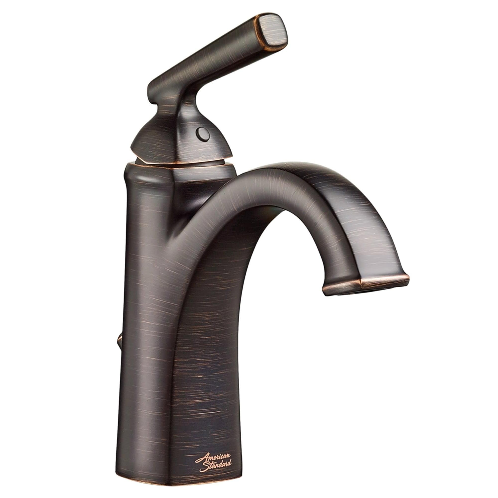 Legacy Bronze Single-Handle Bathroom Faucet with Drain Assembly