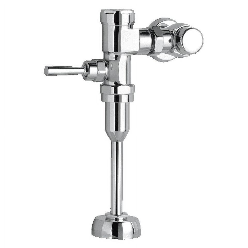 Polished Chrome Manual Urinal Flush Valve 1.0 GPF