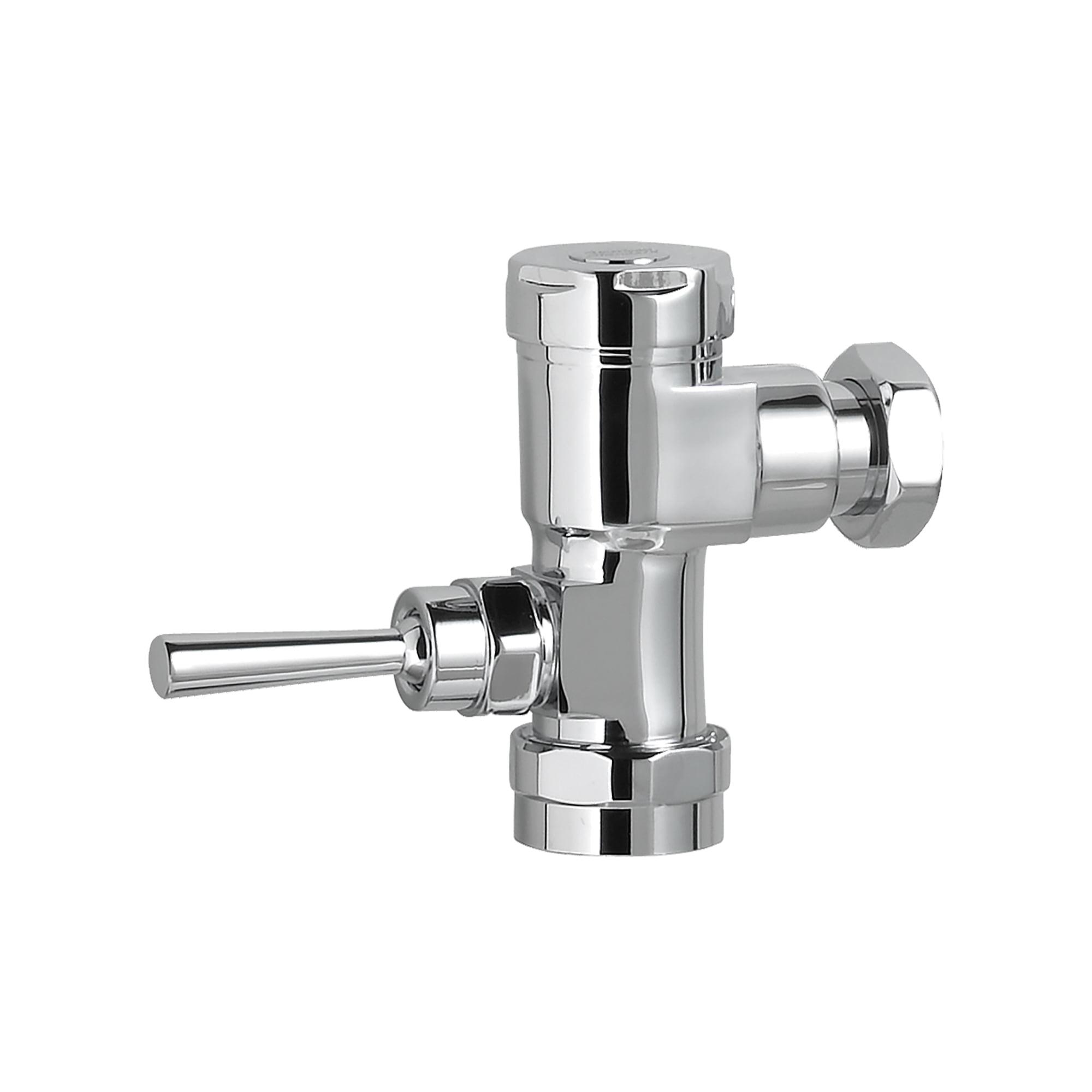 Polished Chrome Manual Urinal Flush Valve 1.0 GPF