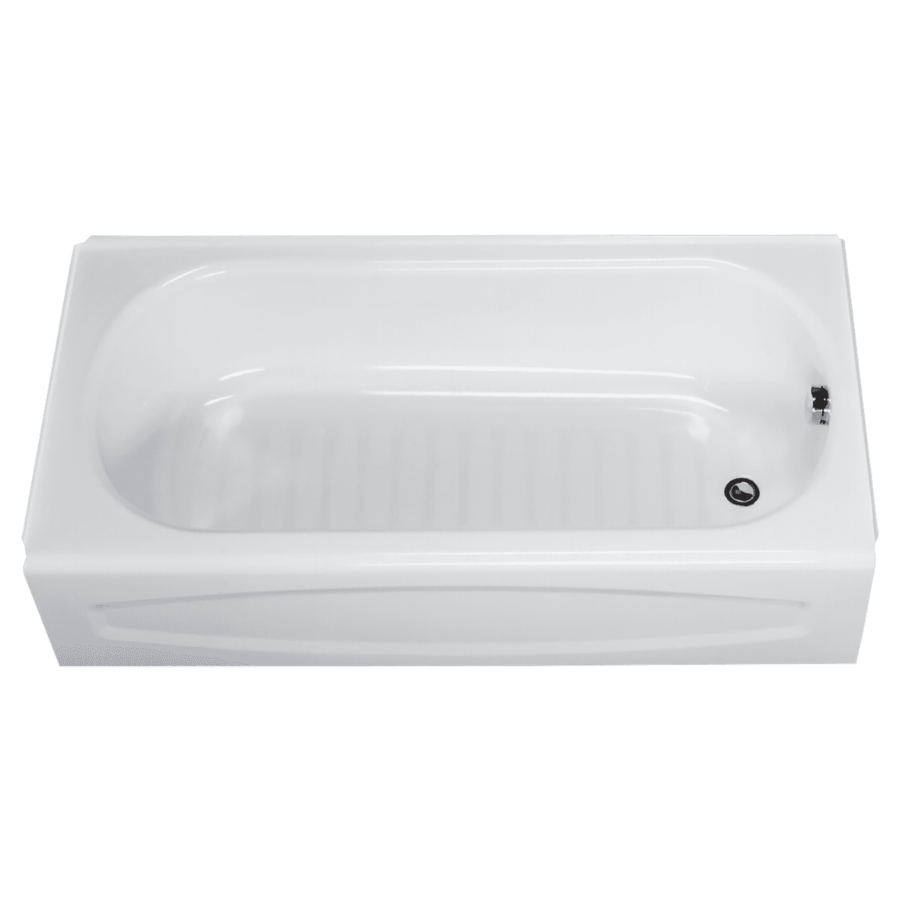 New Solar 60'' x 30'' Alcove / Tile In Soaking Porcelain Enameled Steel Bathtub