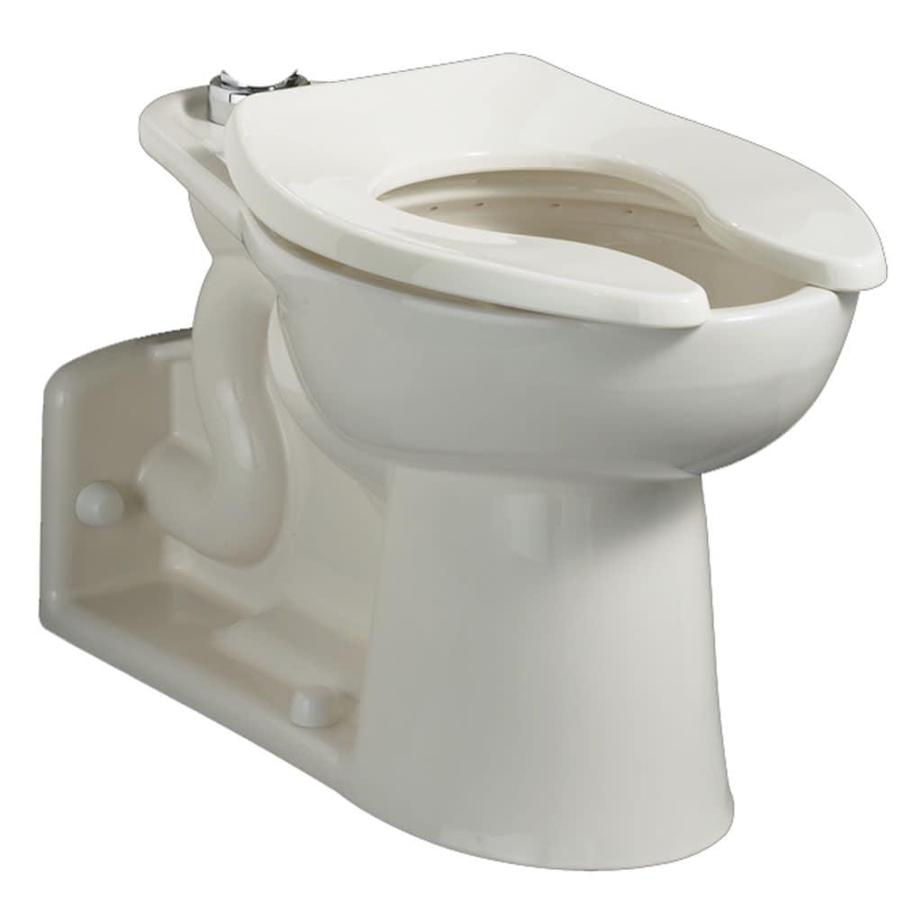 American Standard Priolo White Elongated Vitreous China Toilet Bowl