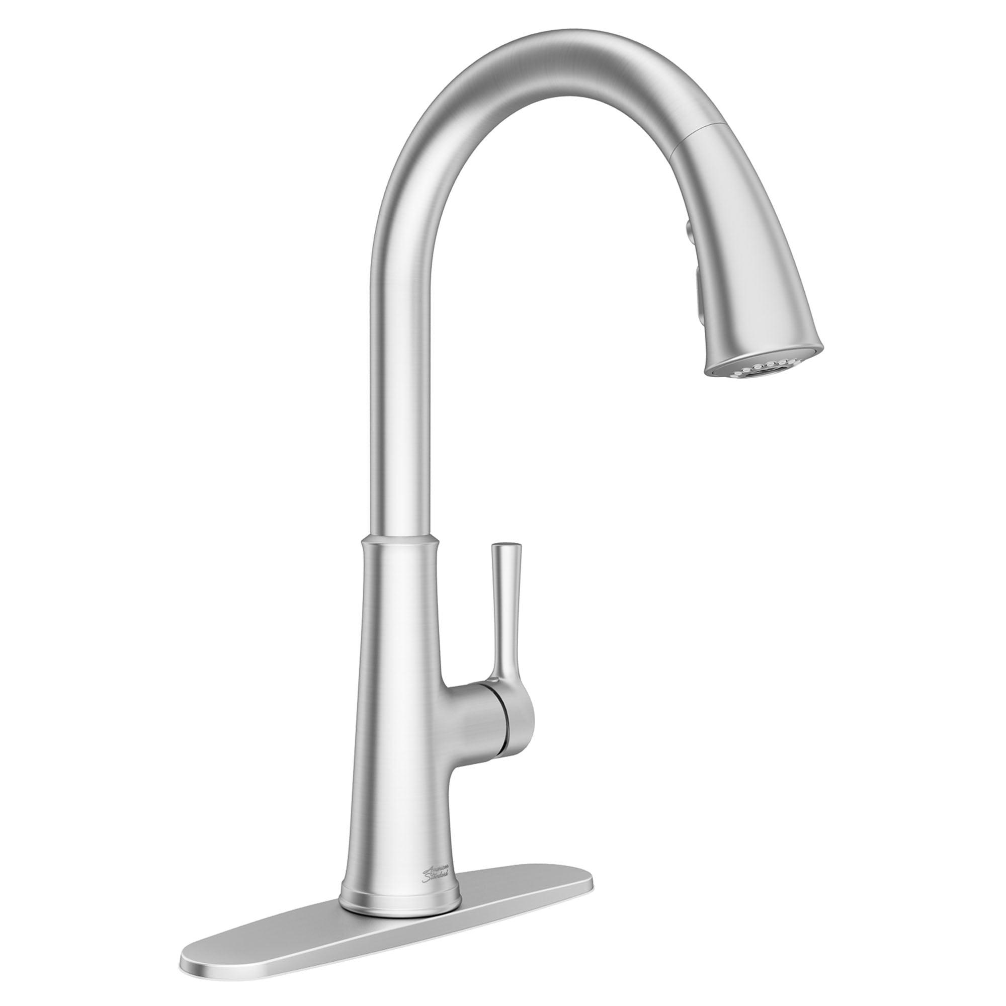 Stainless Steel Pull-Down Single Handle Kitchen Faucet