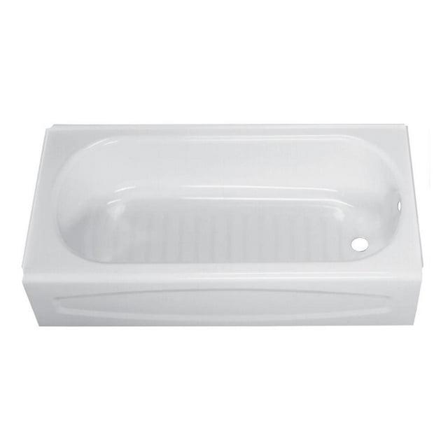 Salem 60'' x 30'' Alcove / Tile In Soaking Porcelain Enameled Steel Bathtub